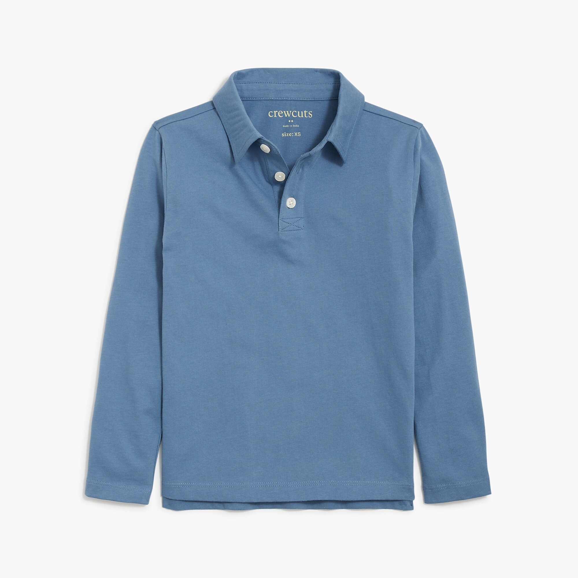 Kids' long-sleeve polo shirt