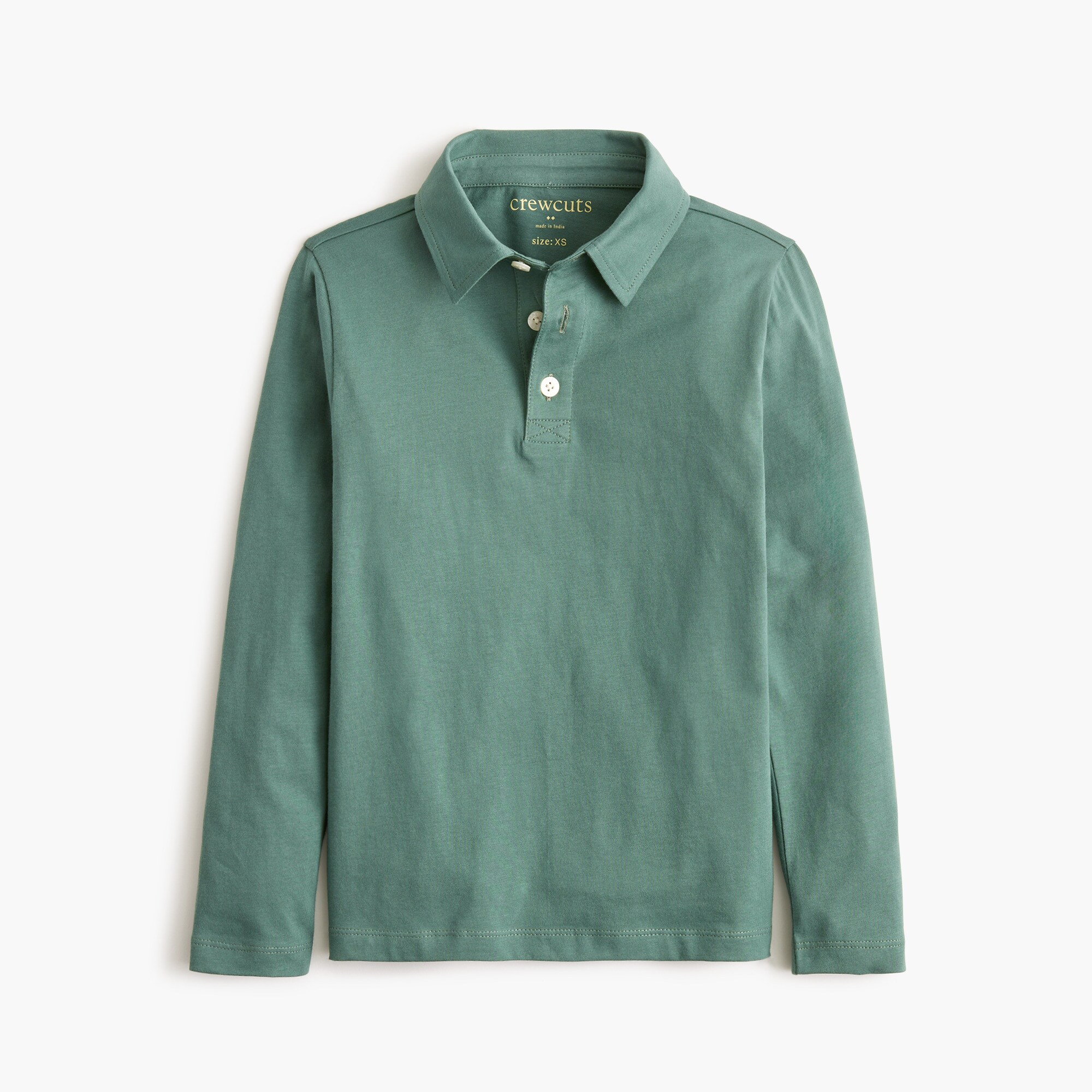 Kids' long-sleeve polo shirt