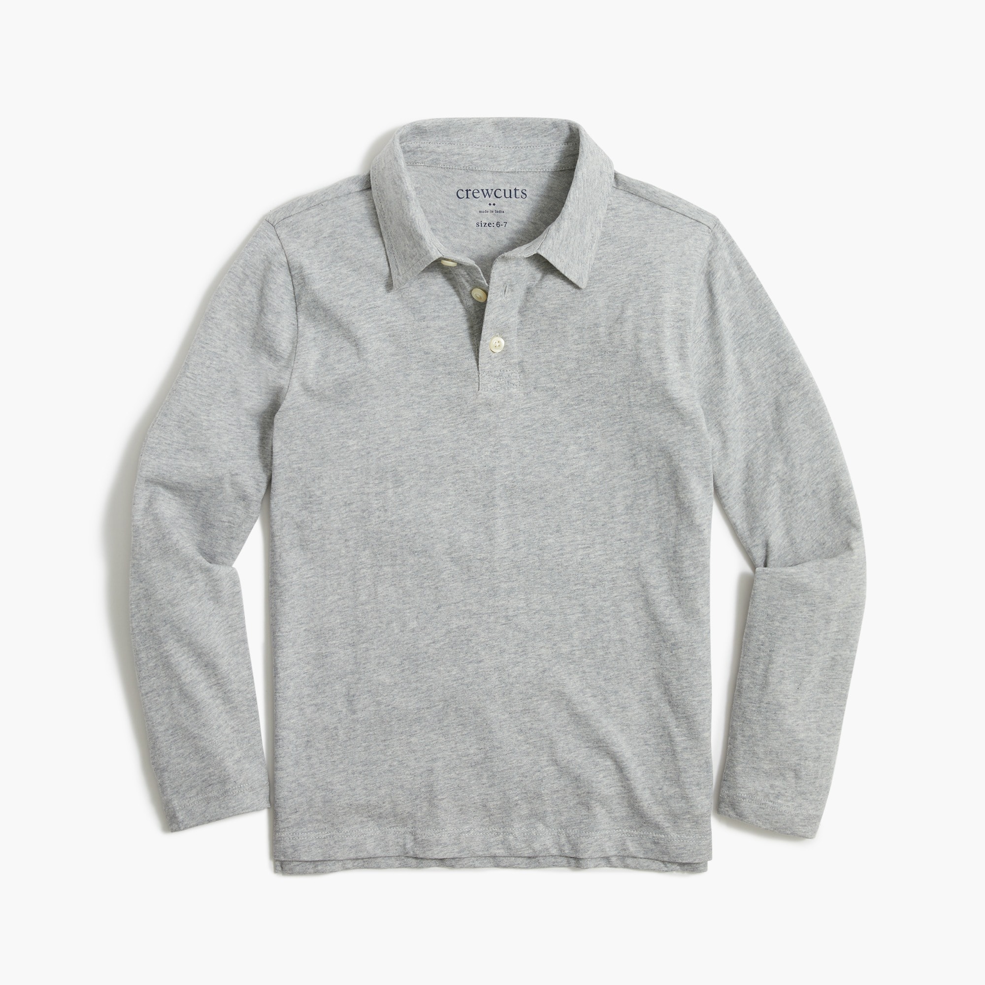  Boys' long-sleeve polo shirt