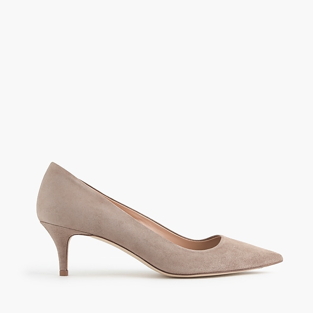 Dulci suede kitten heels