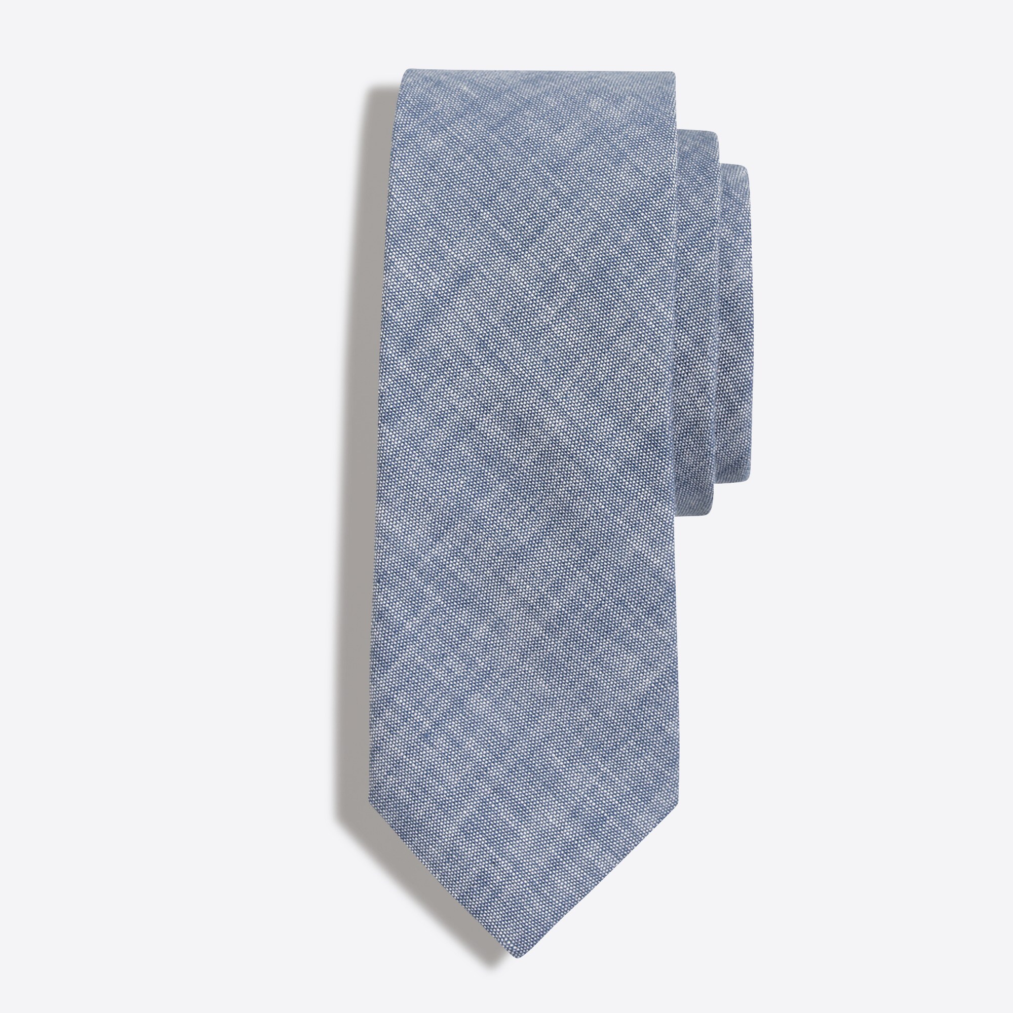 faded chambray tie for men