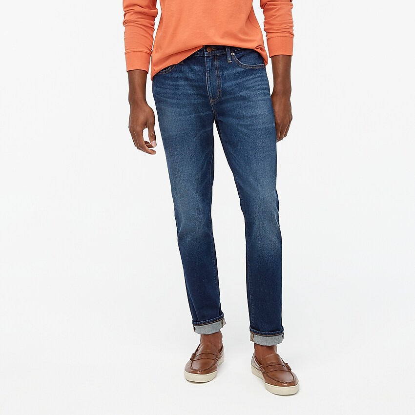 factory: slim-fit jean in signature flex for men, right side, view zoomed