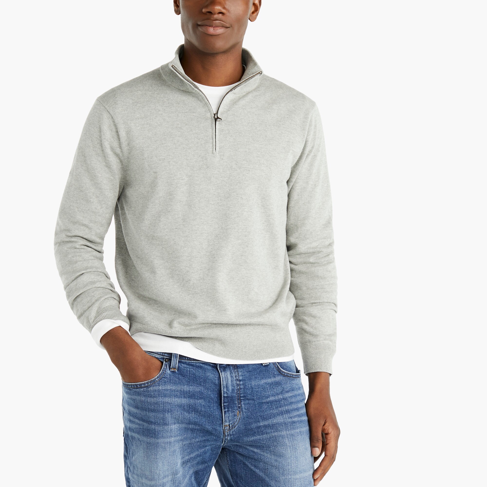 j crew full zip sweater
