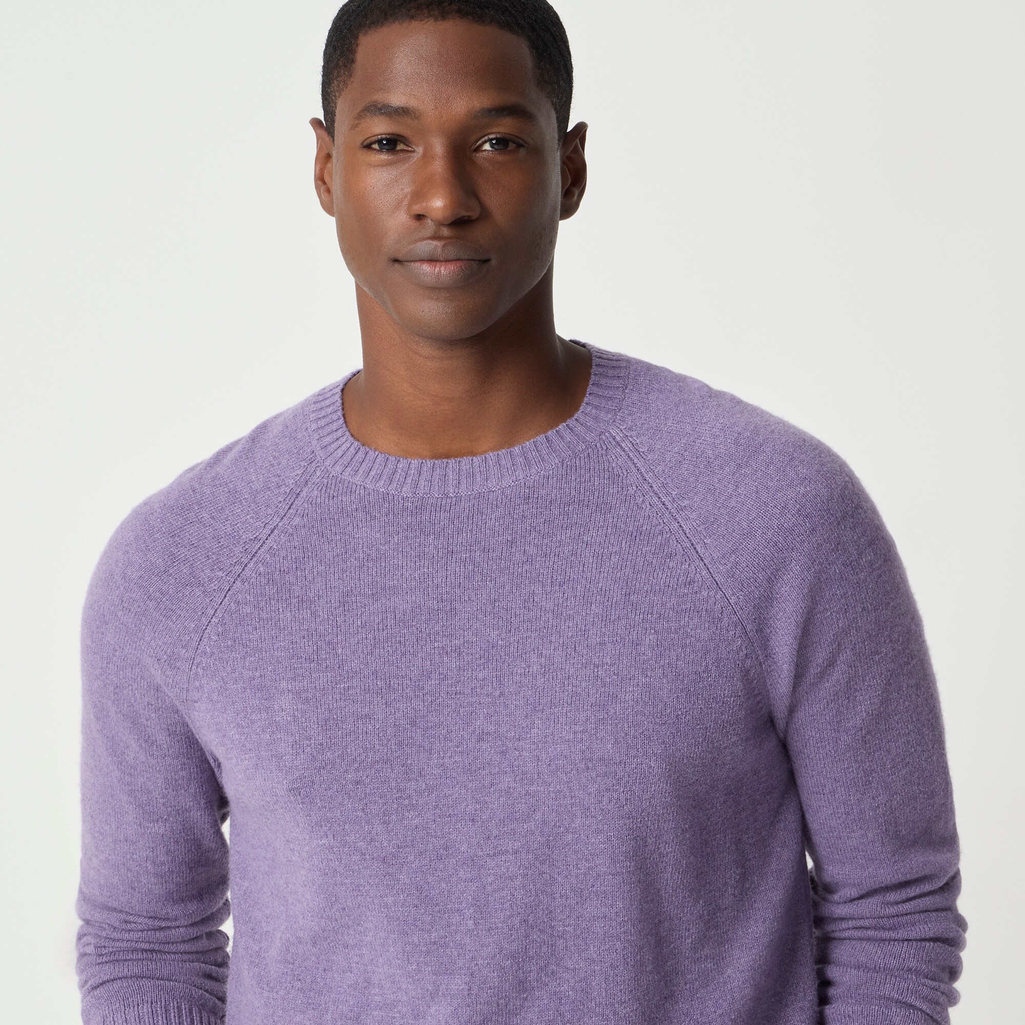 Crewneck sweater in supersoft lambswool blend