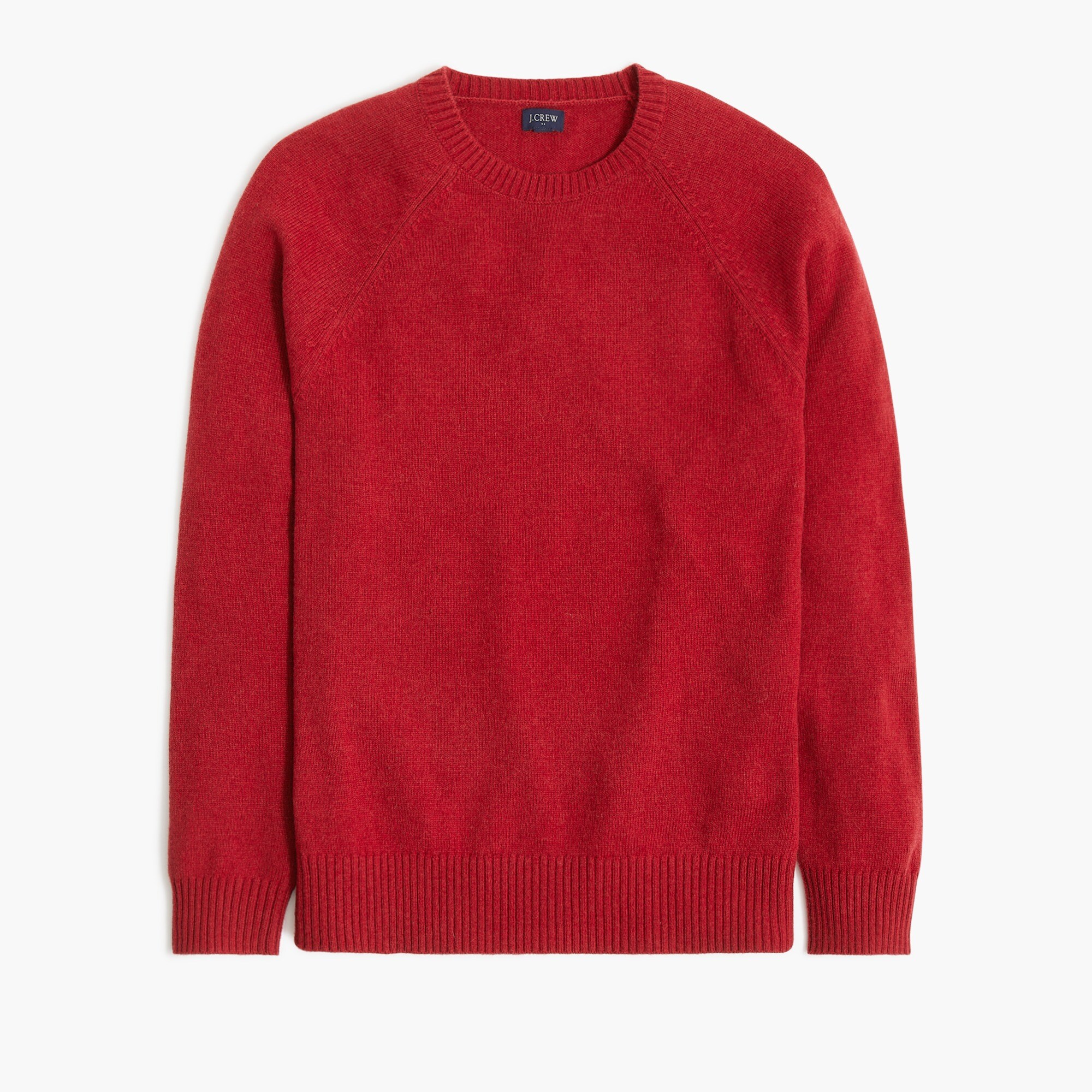 Supersoft lambswool-blend crewneck sweater