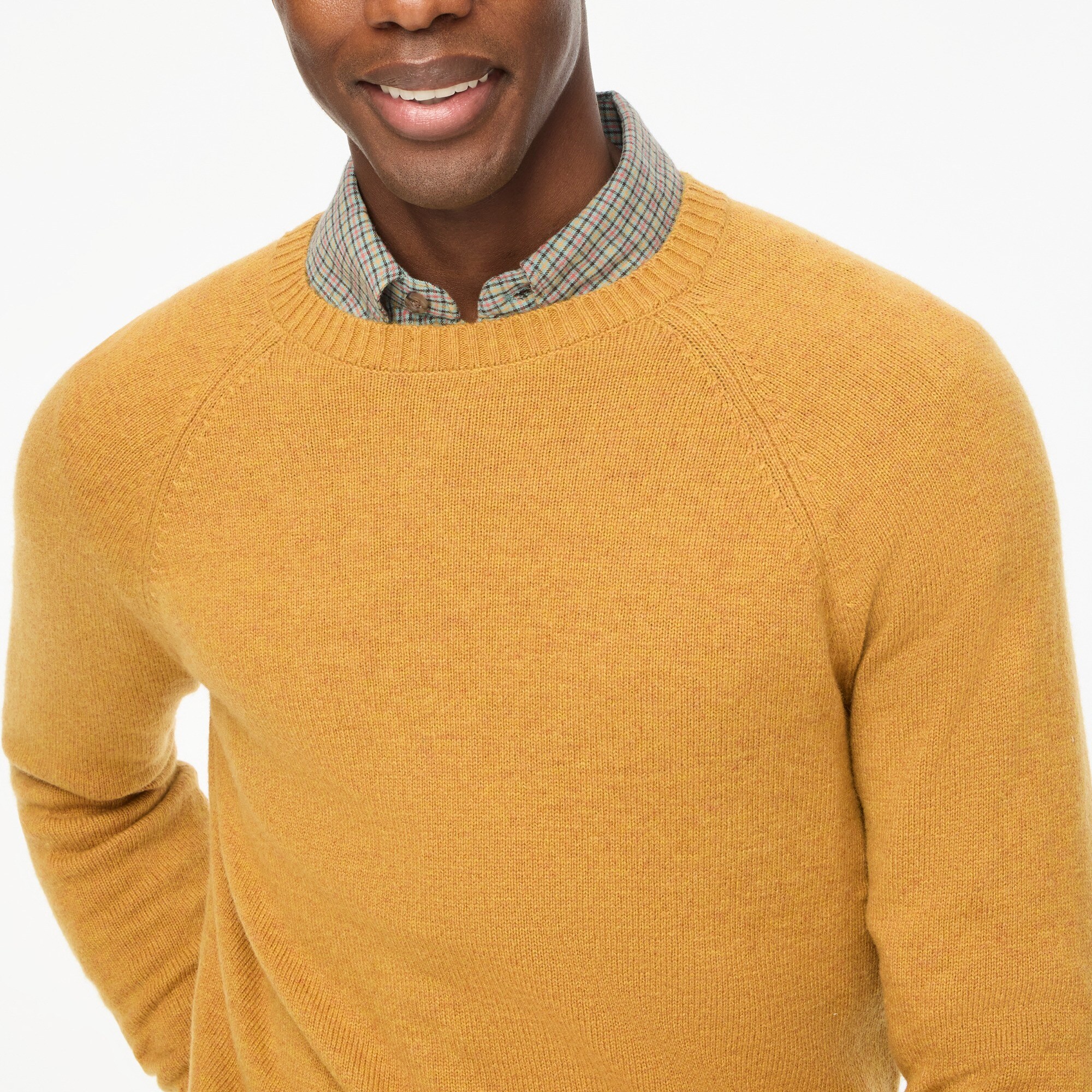 Factory: Supersoft Lambswool-blend Crewneck Sweater For Men