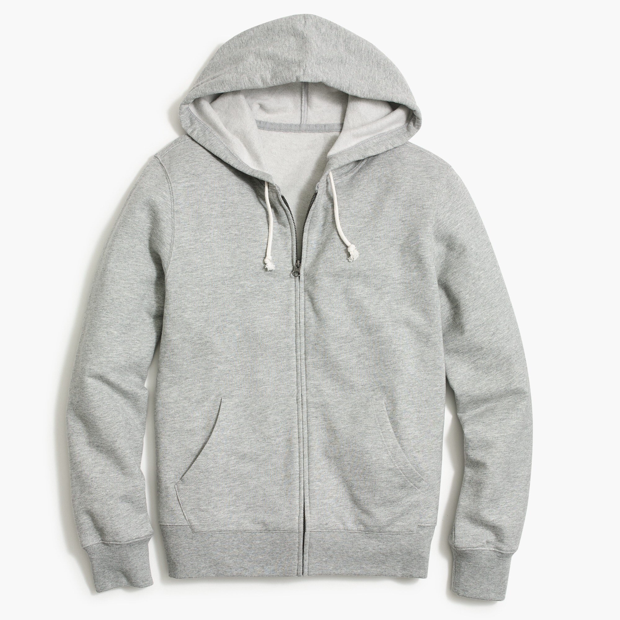fleece full-zip hoodie for men