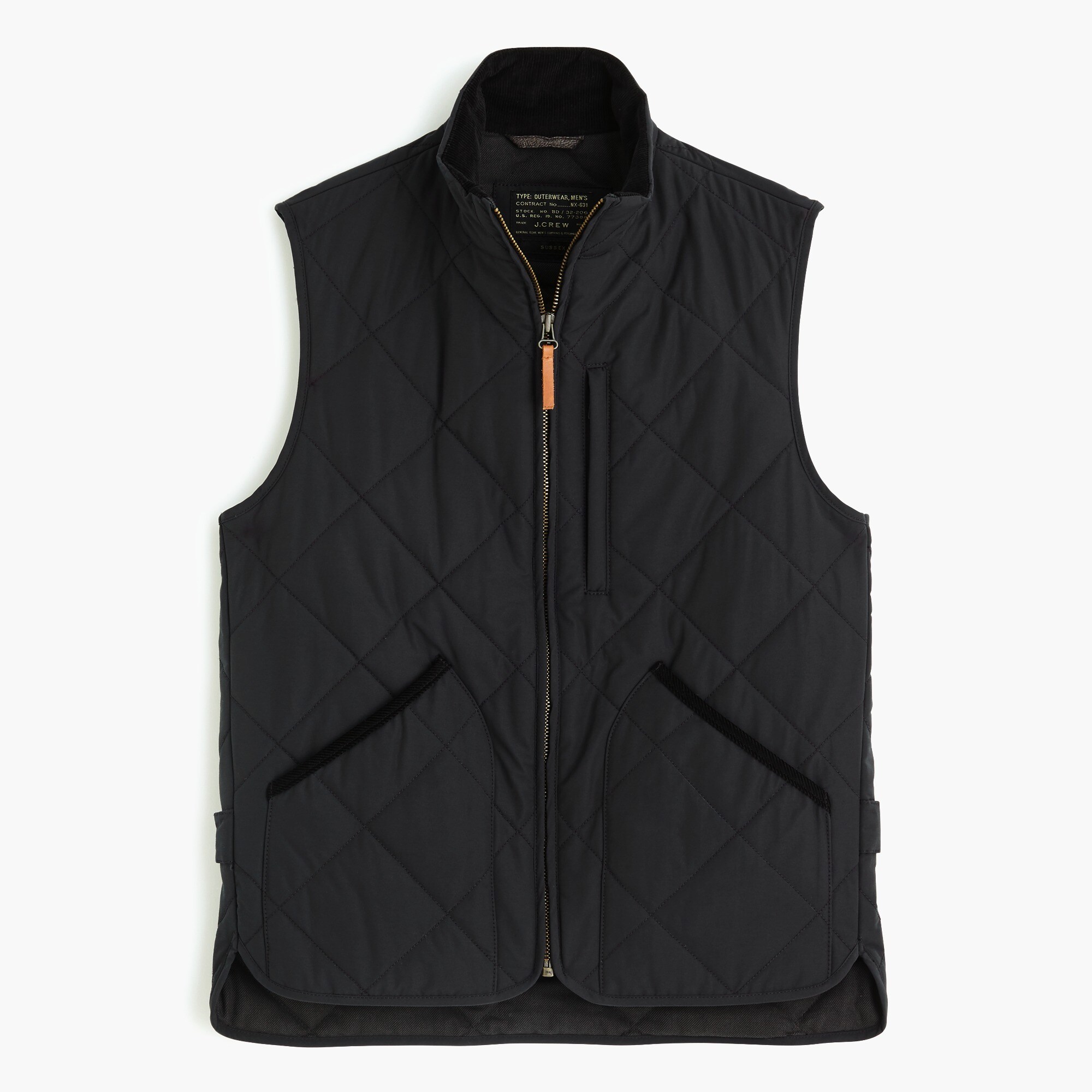 J.Crew Sussex Quilted Vest With Eco friendly PrimaLoft For Men