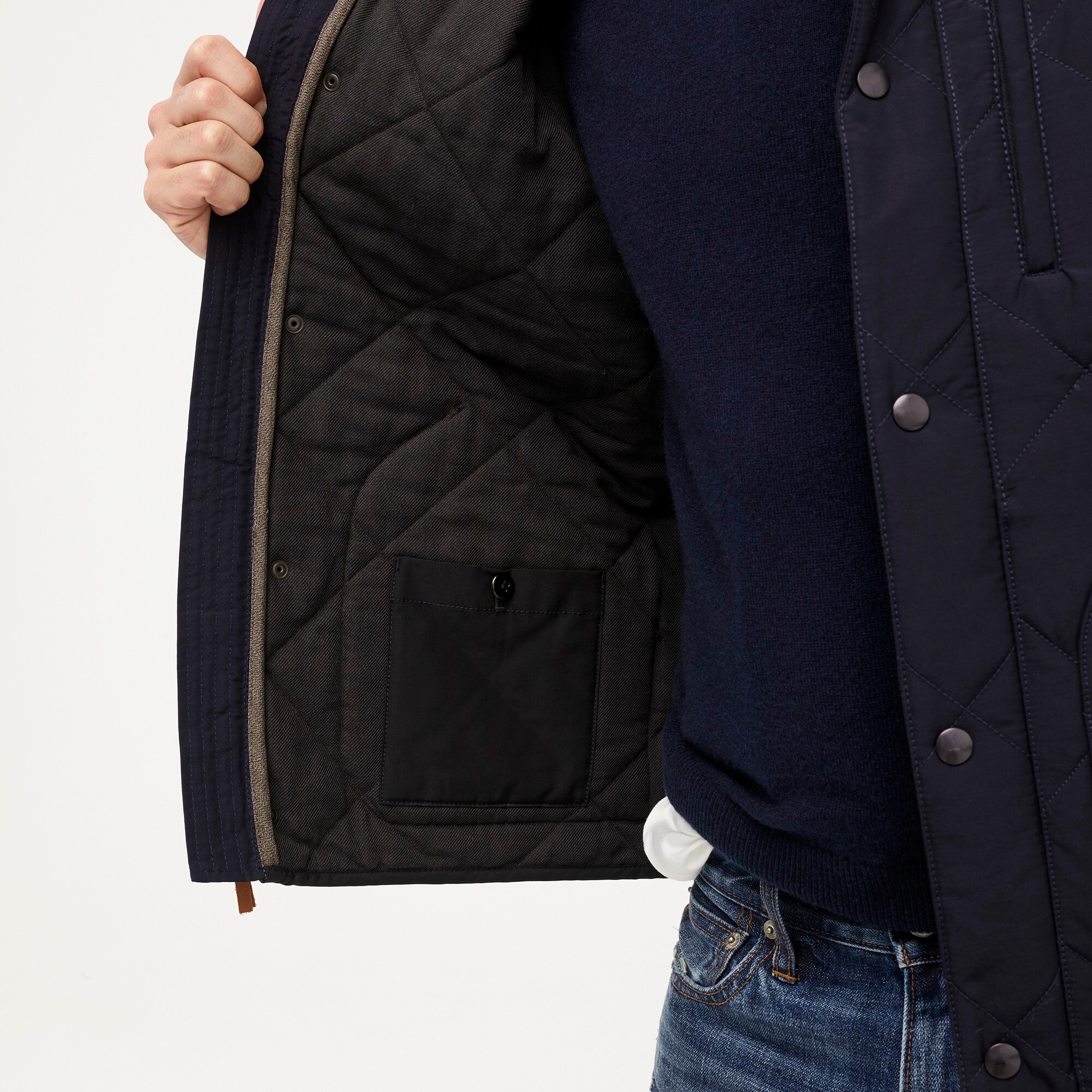 J.Crew Sussex Quilted Jacket With Ecofriendly PrimaLoft® For Men