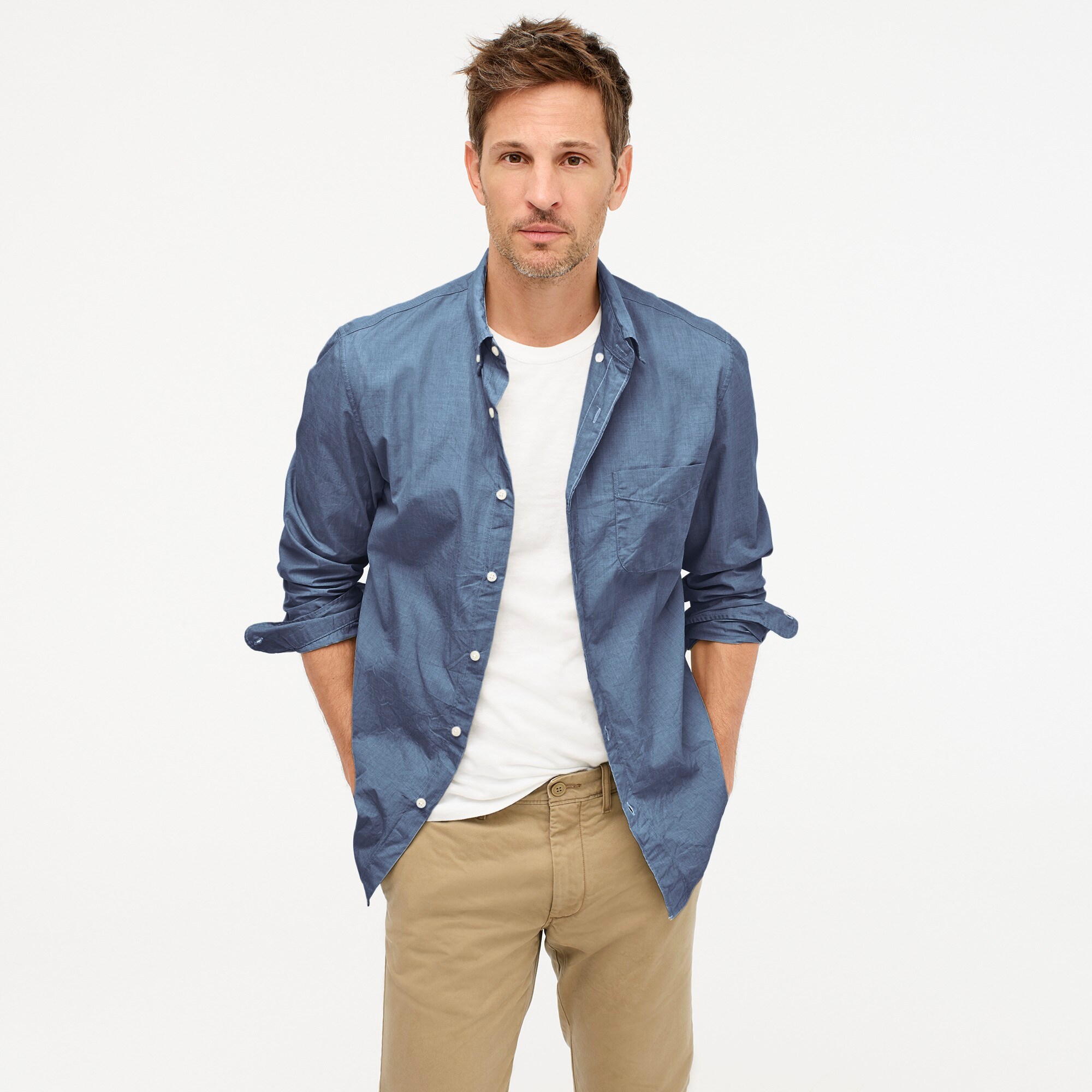 j crew jean shirt