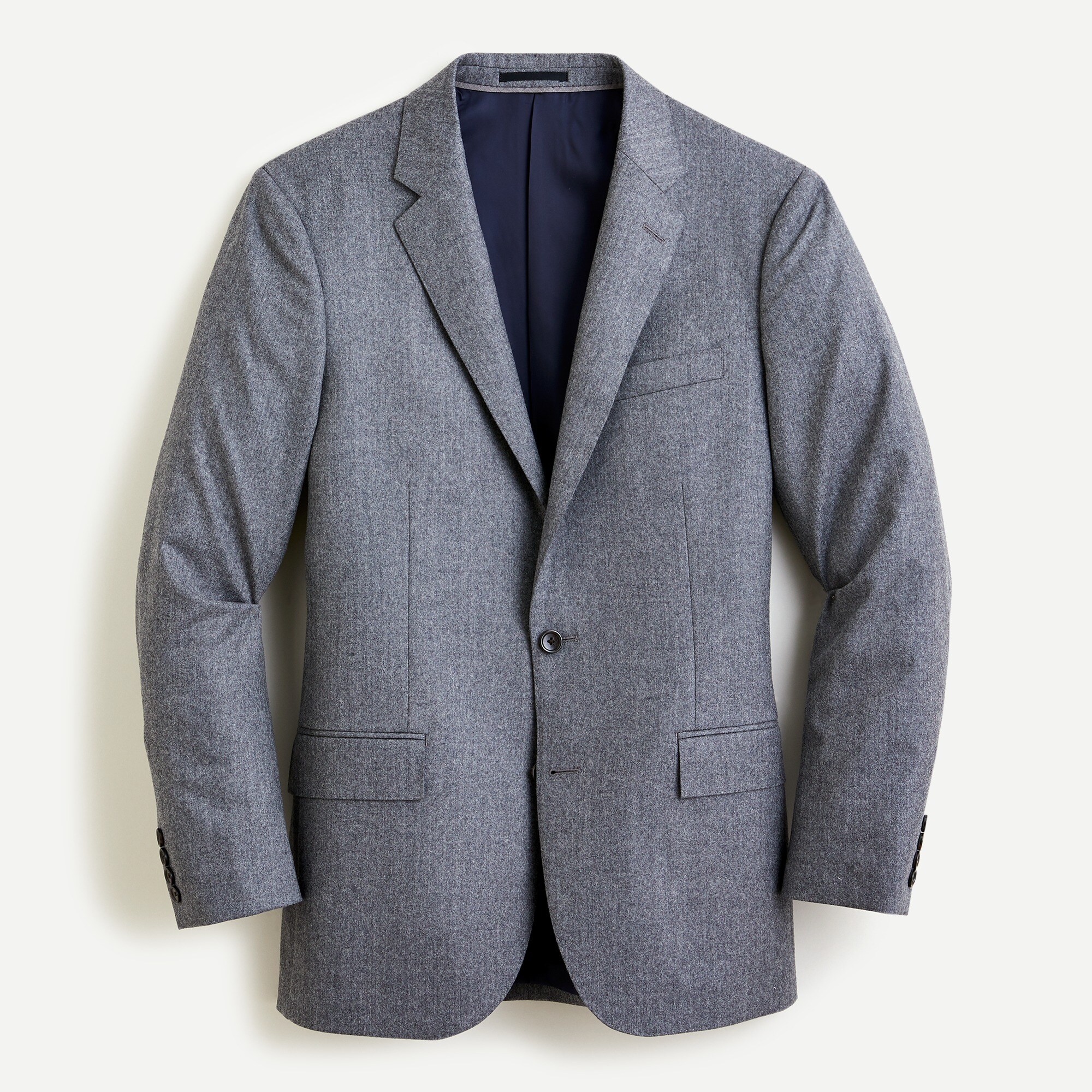 Ludlow Slim-fit Unstructured Suit Jacket In Italian Wool Flannel