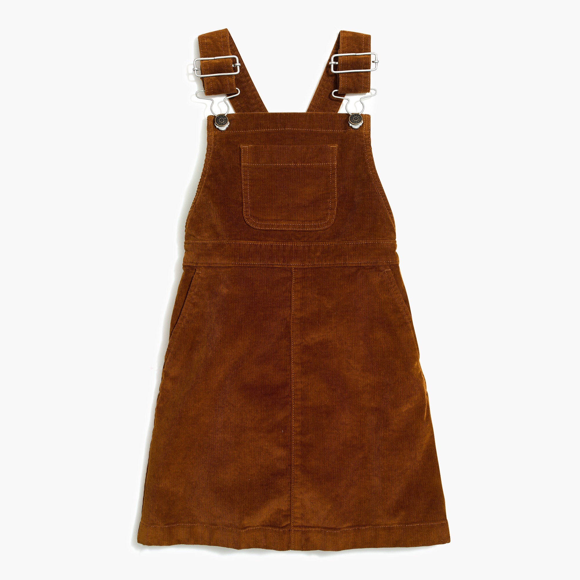 Girls' corduroy overall dress