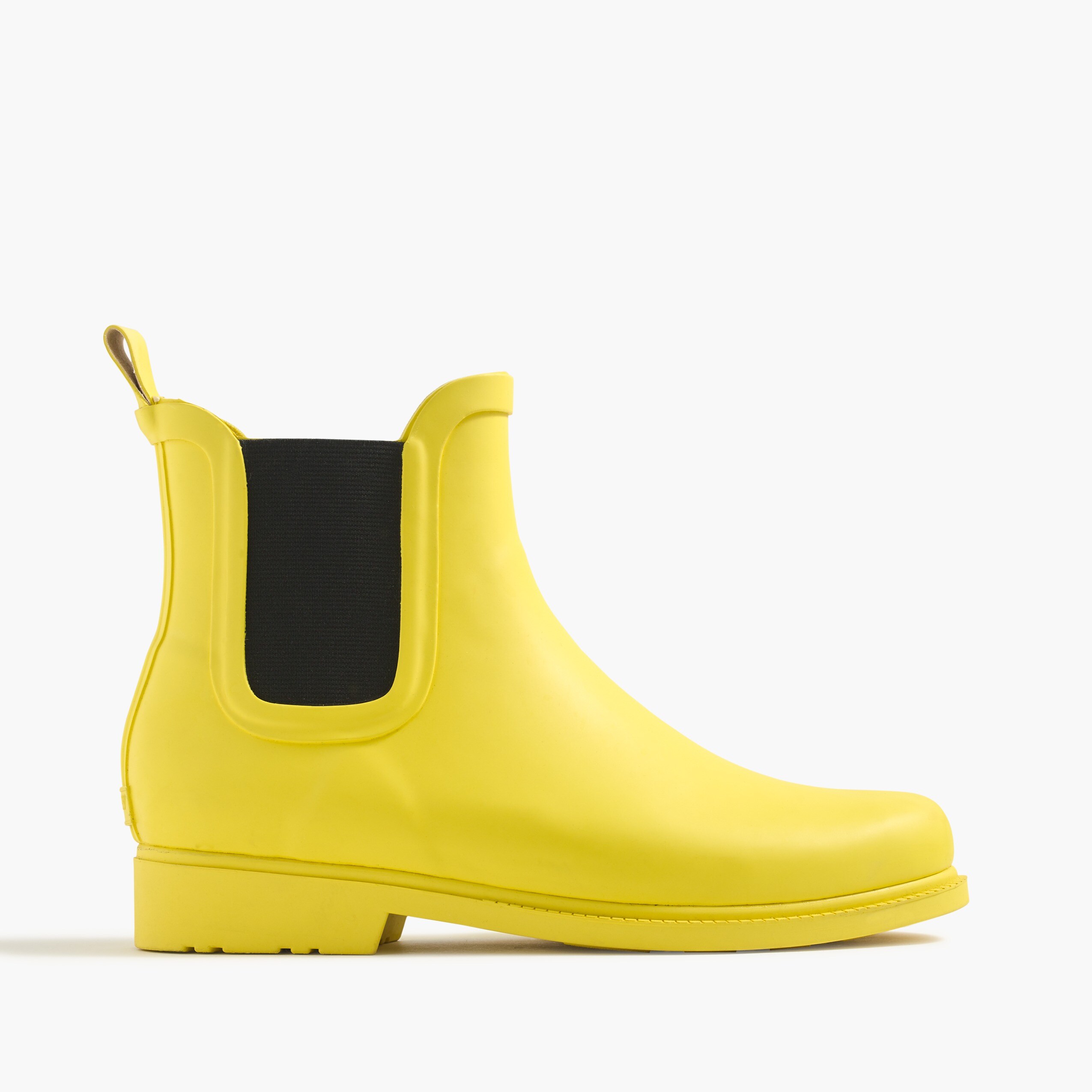 womens short yellow rain boots