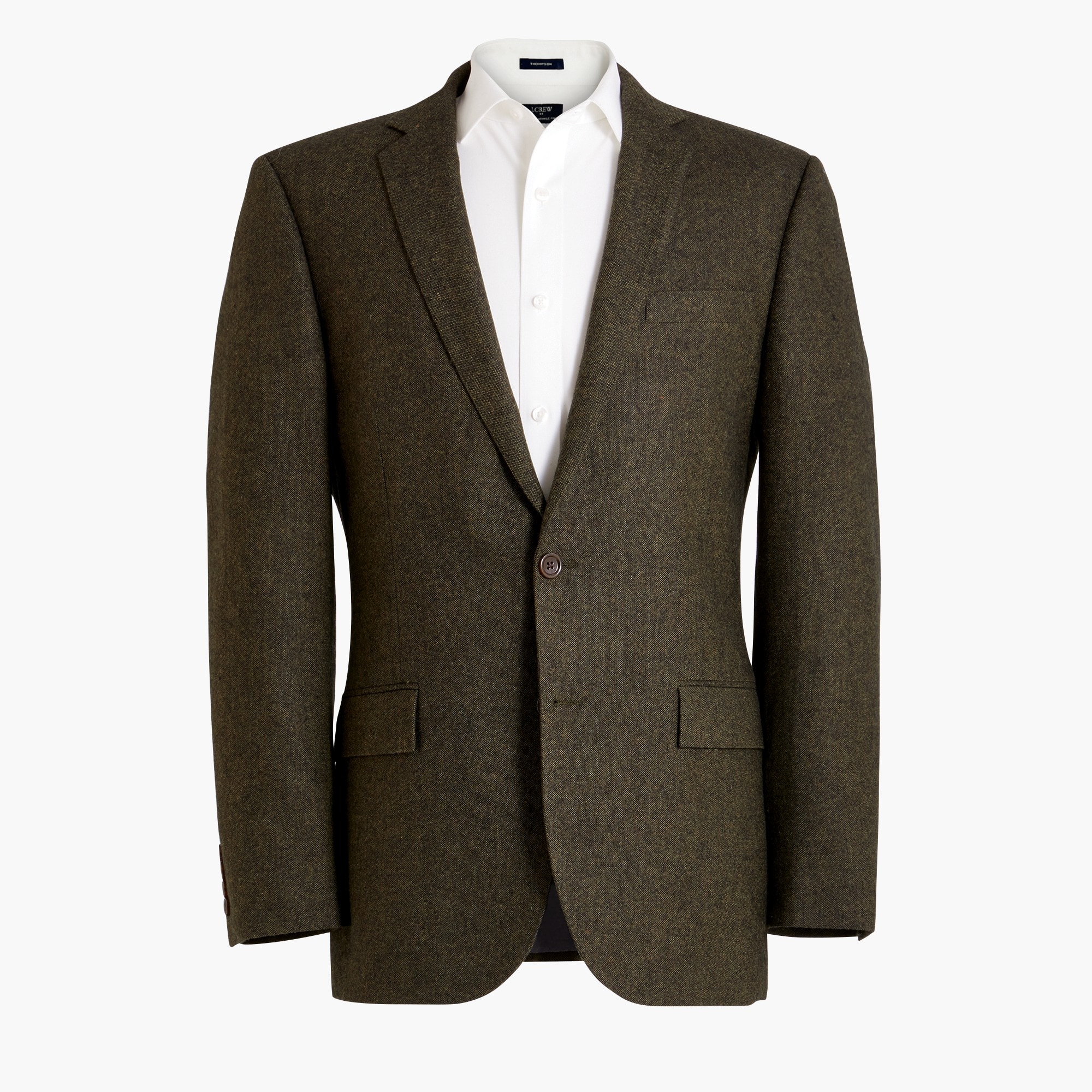 Slim-fit Thompson suit jacket in donegal wool blend