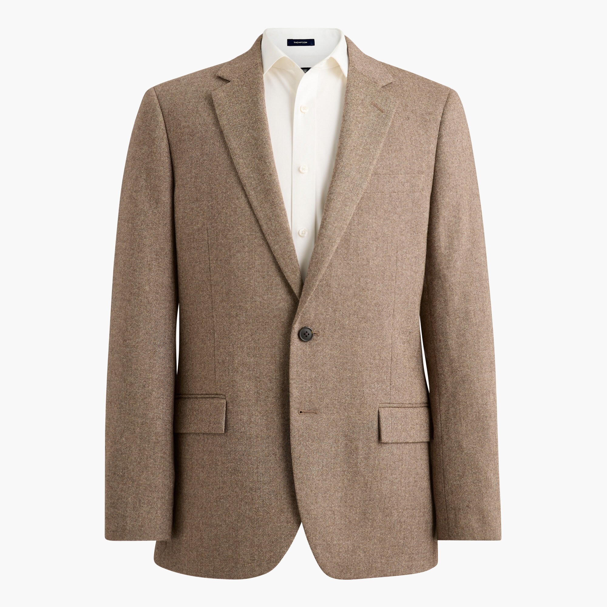 Slim-fit Thompson suit jacket in donegal wool blend