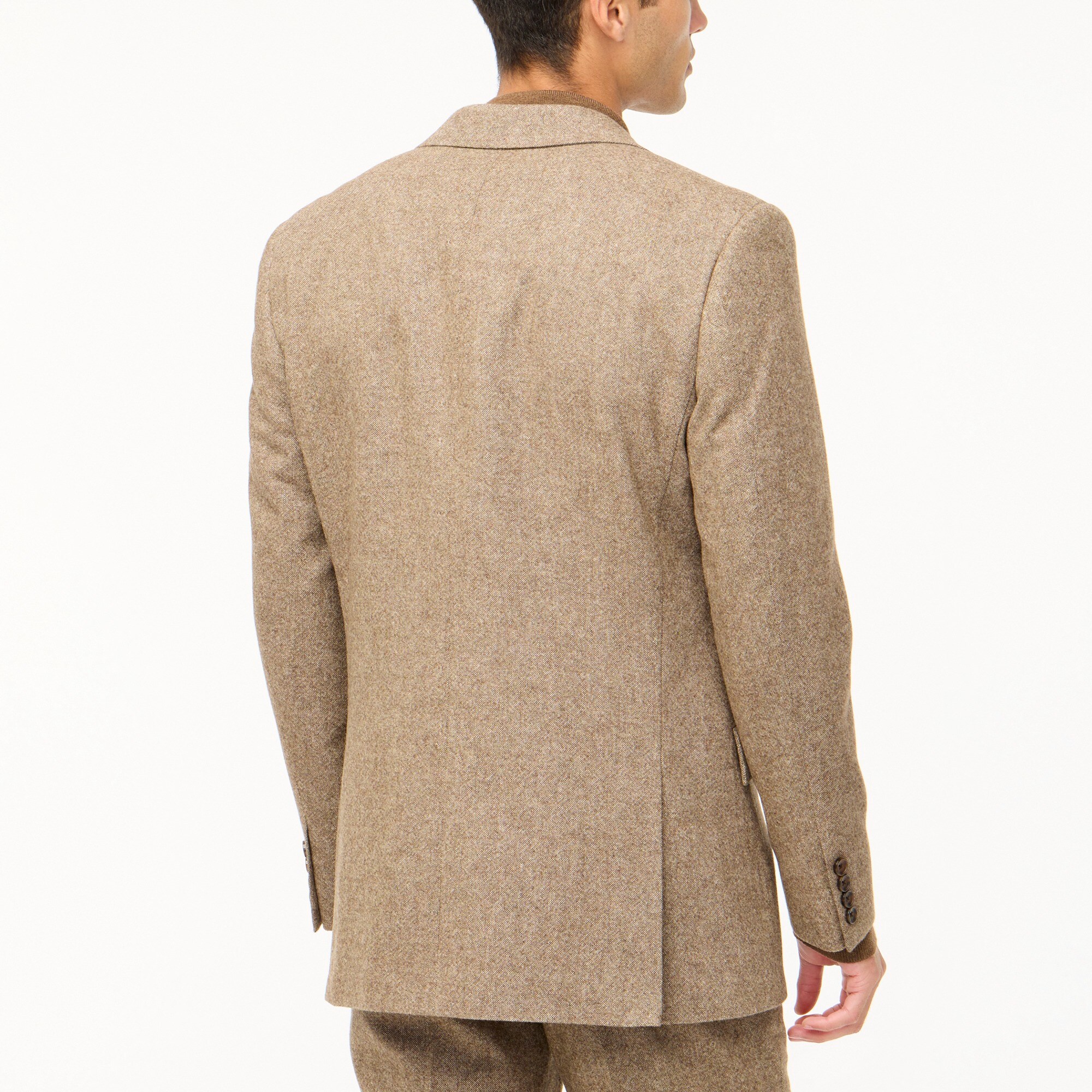 Slim-fit Thompson suit jacket in donegal wool blend
