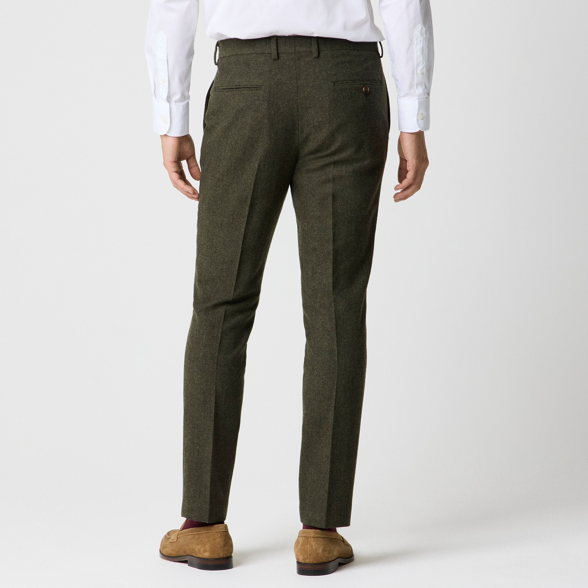 Slim-fit Thompson Suit Pant In Donegal Wool Blend For Men | Factory