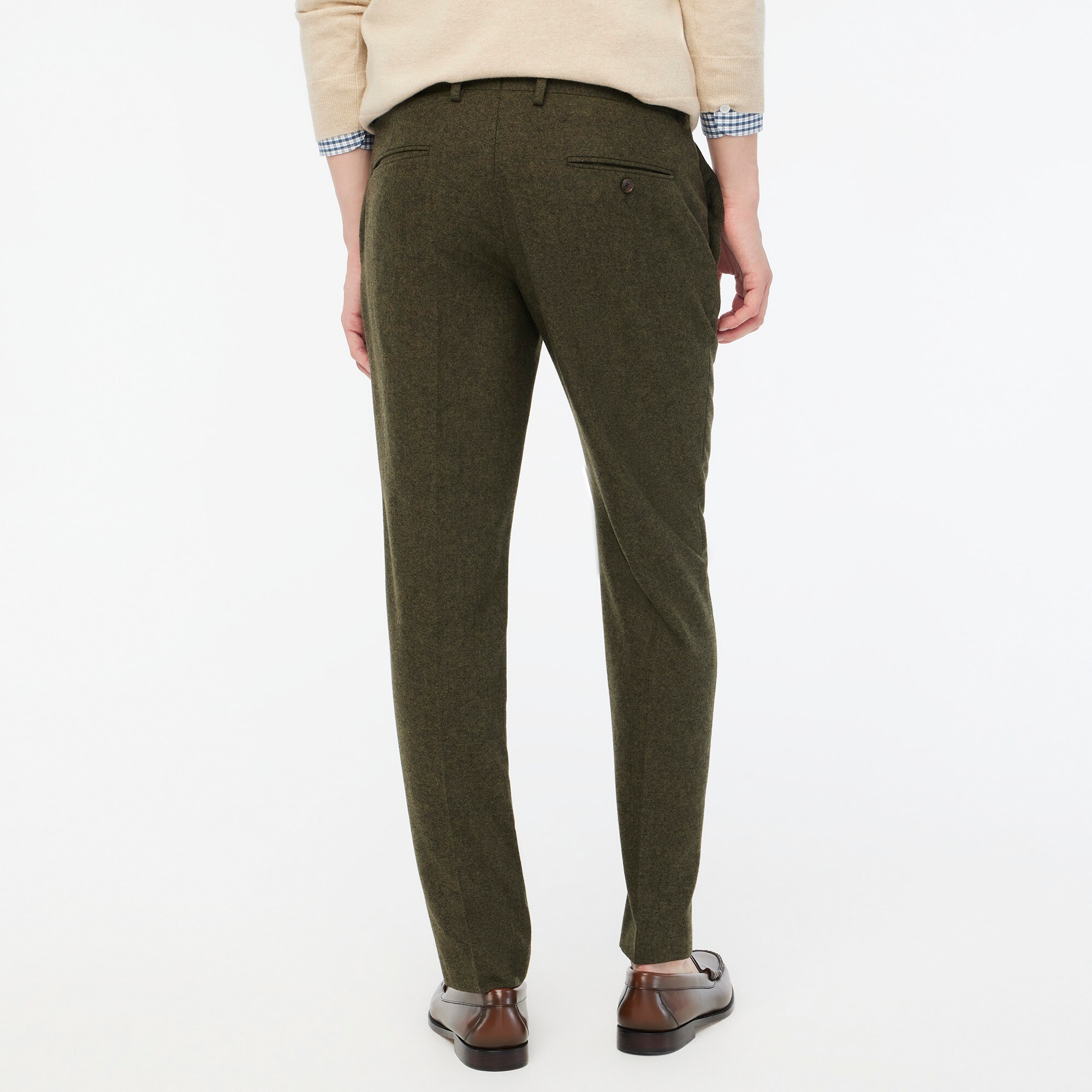 Slim-fit Thompson suit pant in Donegal wool blend