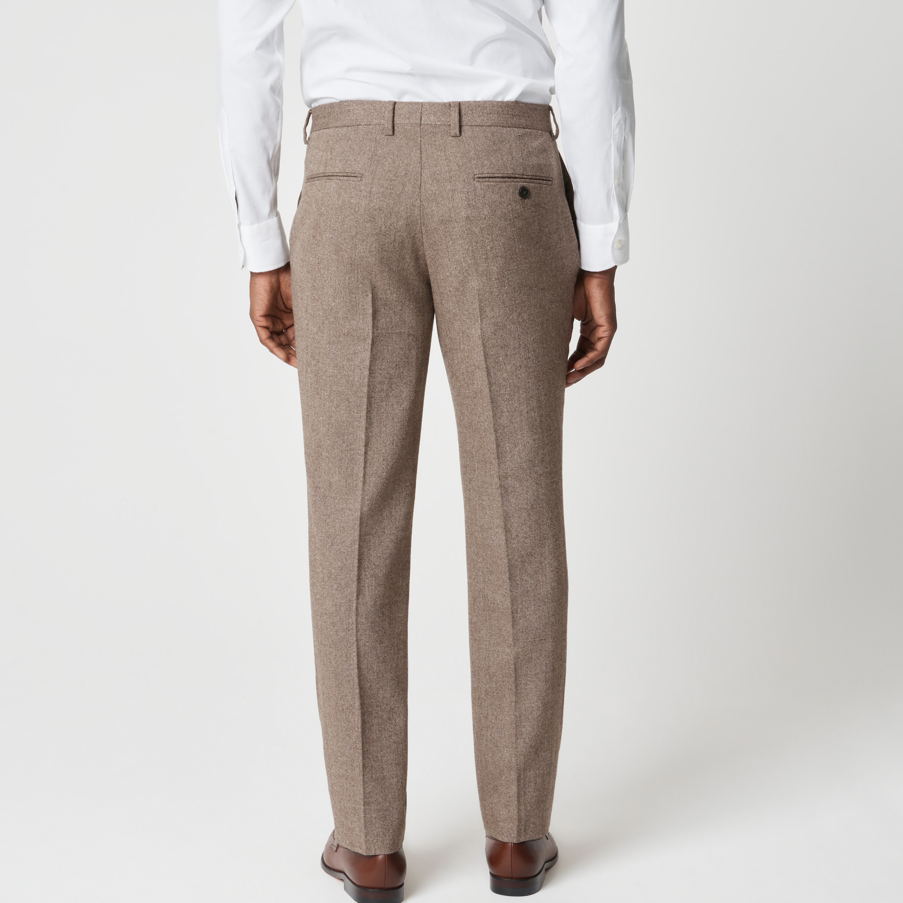 Slim-fit Thompson suit pant in Donegal wool blend