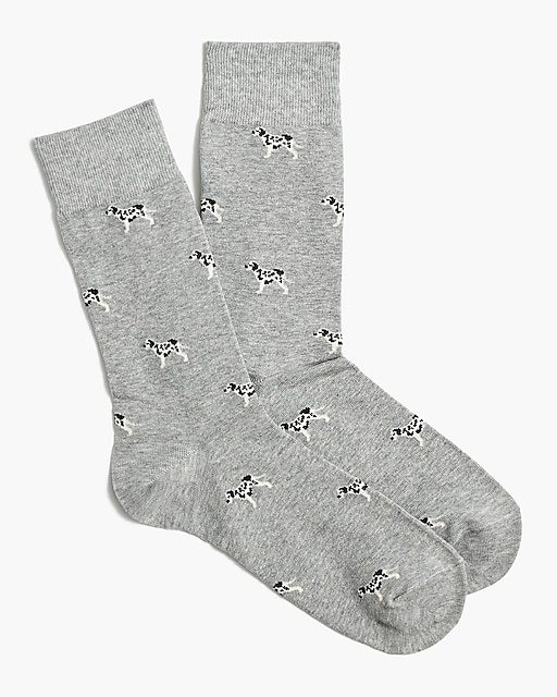 mens Dalmatian socks
