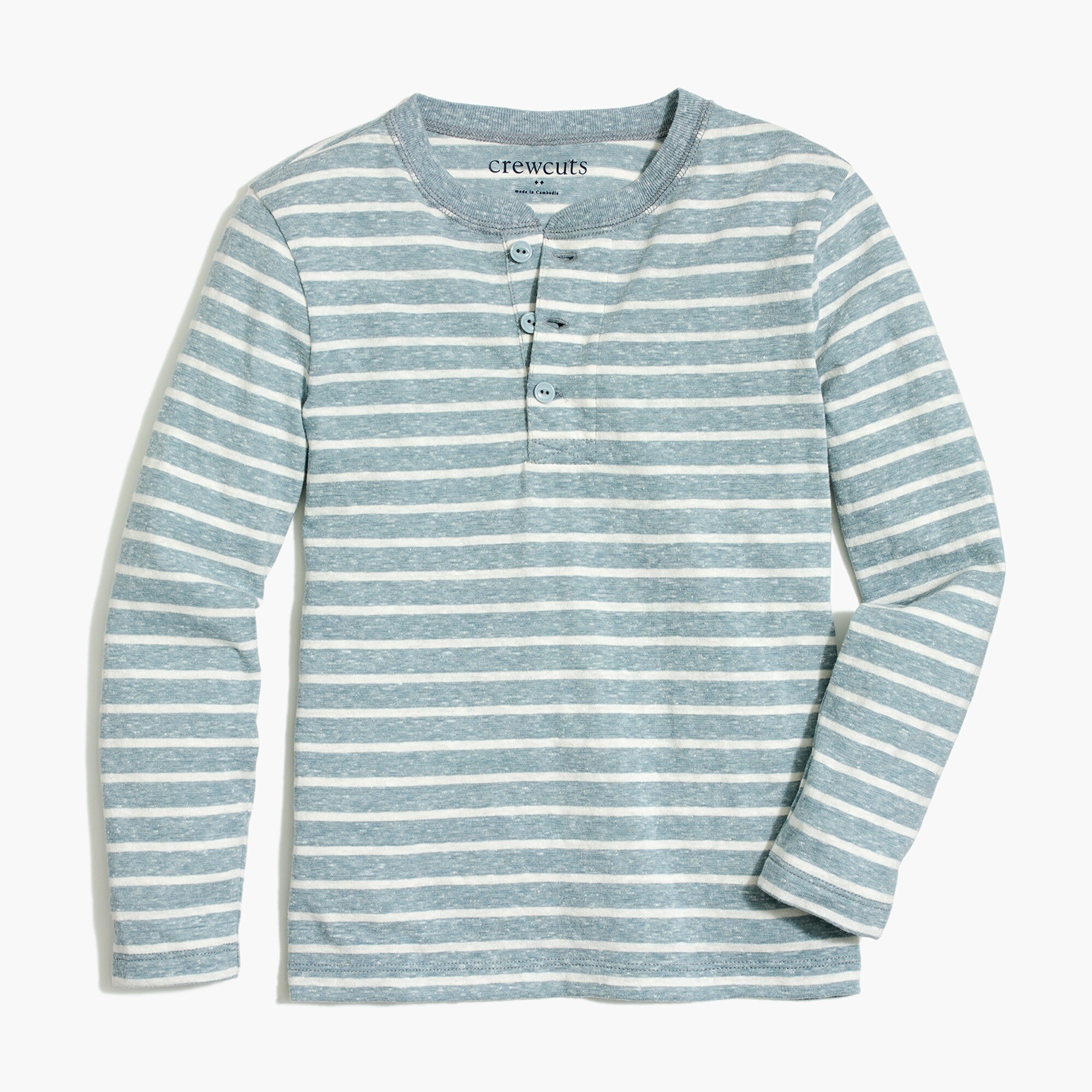 J.Crew Factory Boys' Longsleeve Henley In Supersoft Jersey