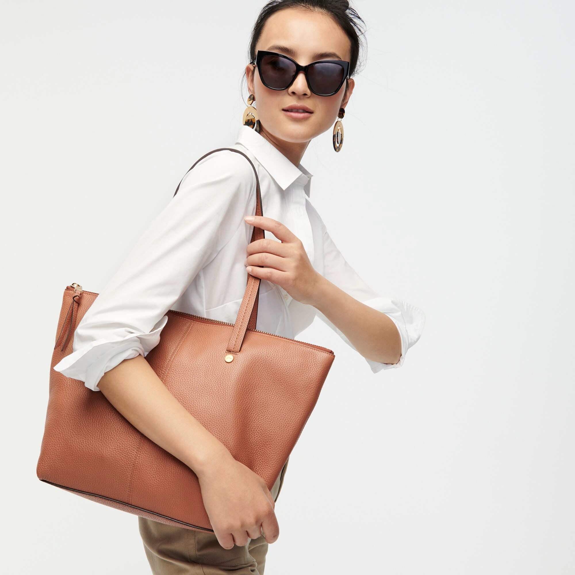 zip top tote
