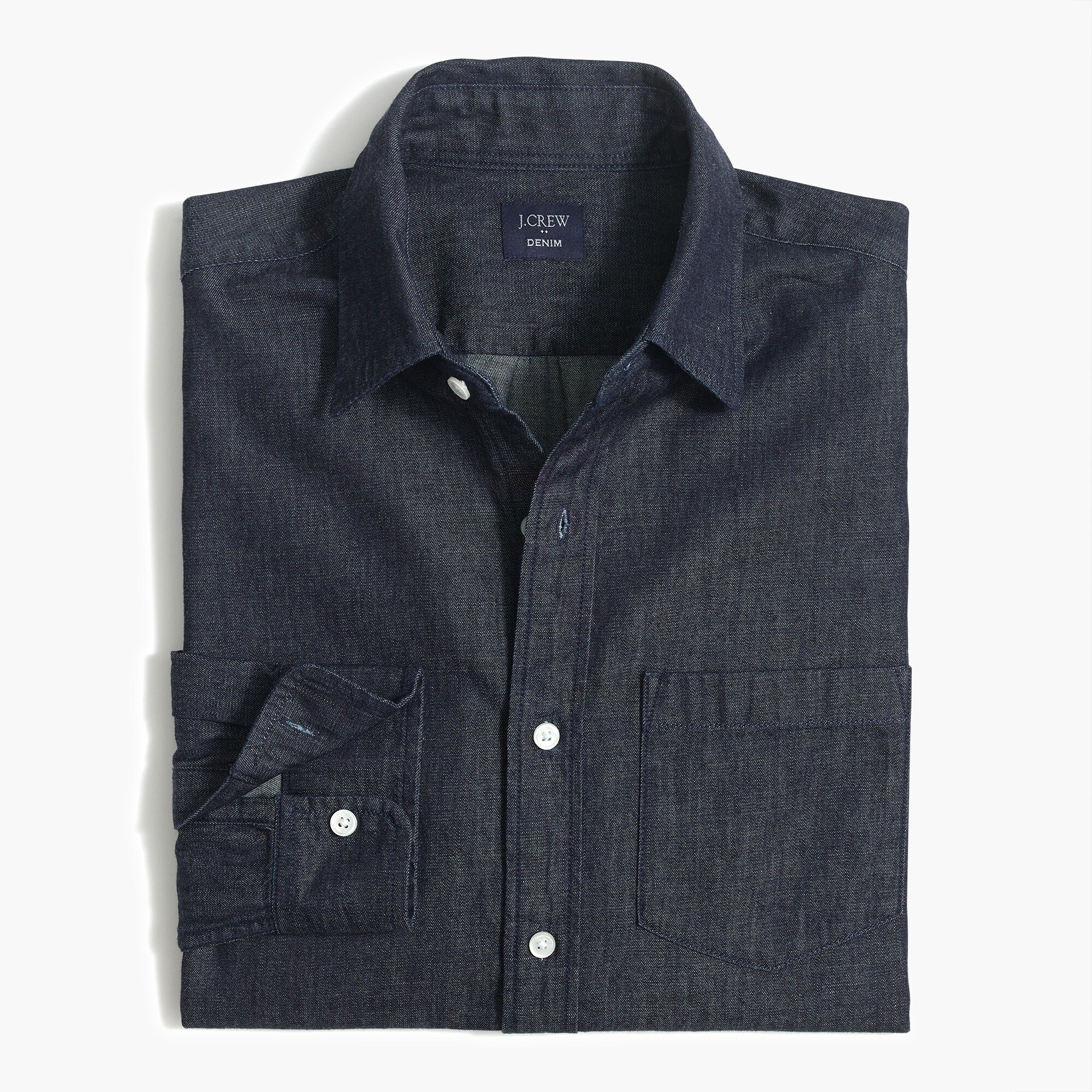 j crew factory denim shirt