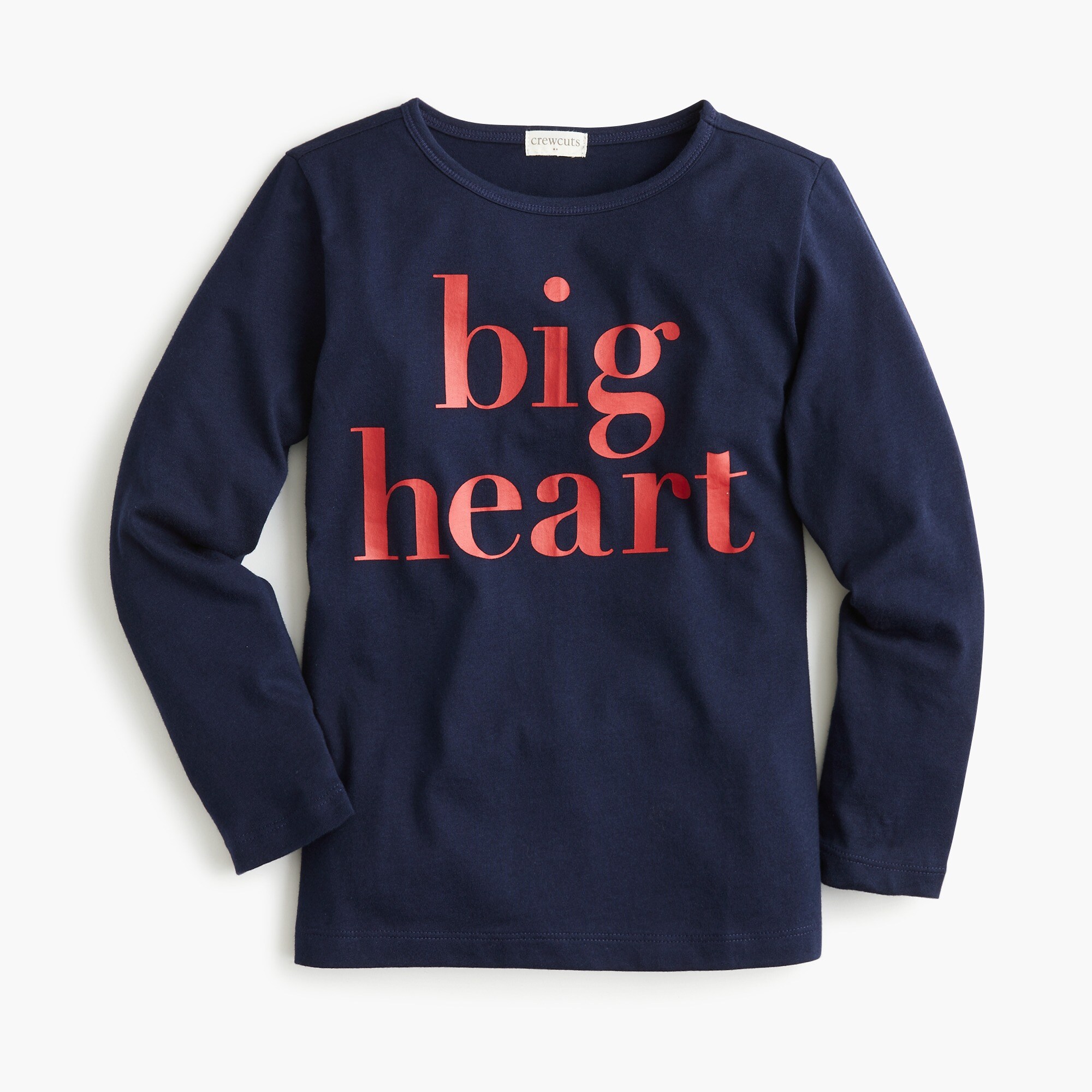 Girls' big heart graphic tee