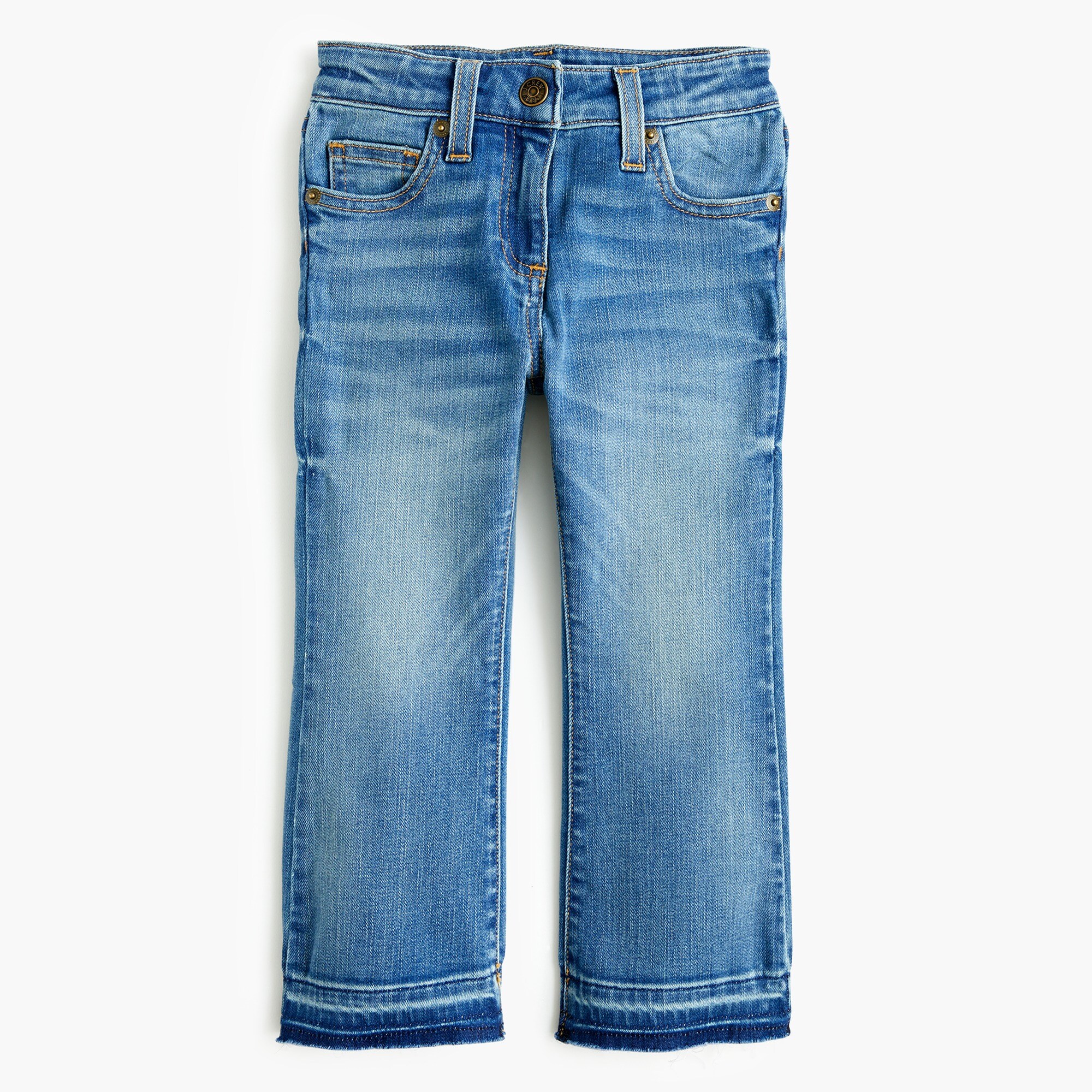 Girls' demi-bootcut jean