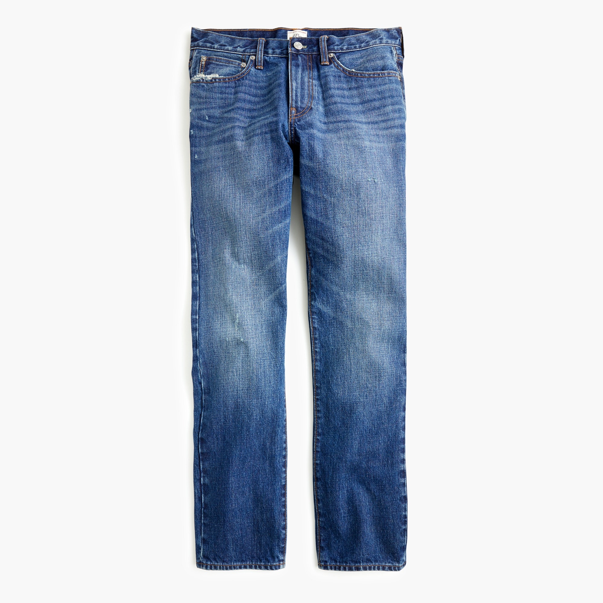 J.Crew: 770™ Straight-fit Rigid Jean In Indigo Shadow Wash Japanese Denim