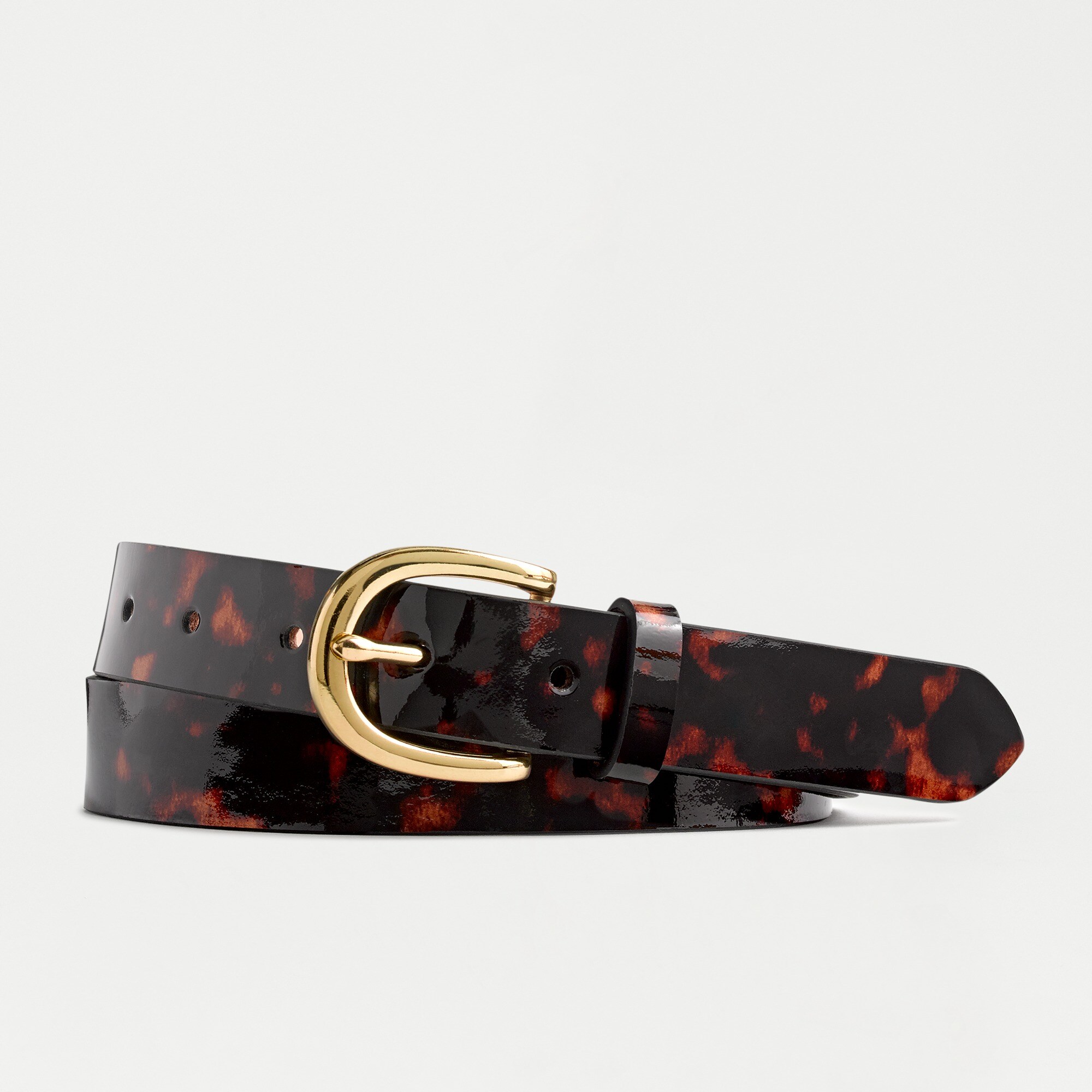 Classic Belt In Tortoise For Women | J.Crew display picture 1
