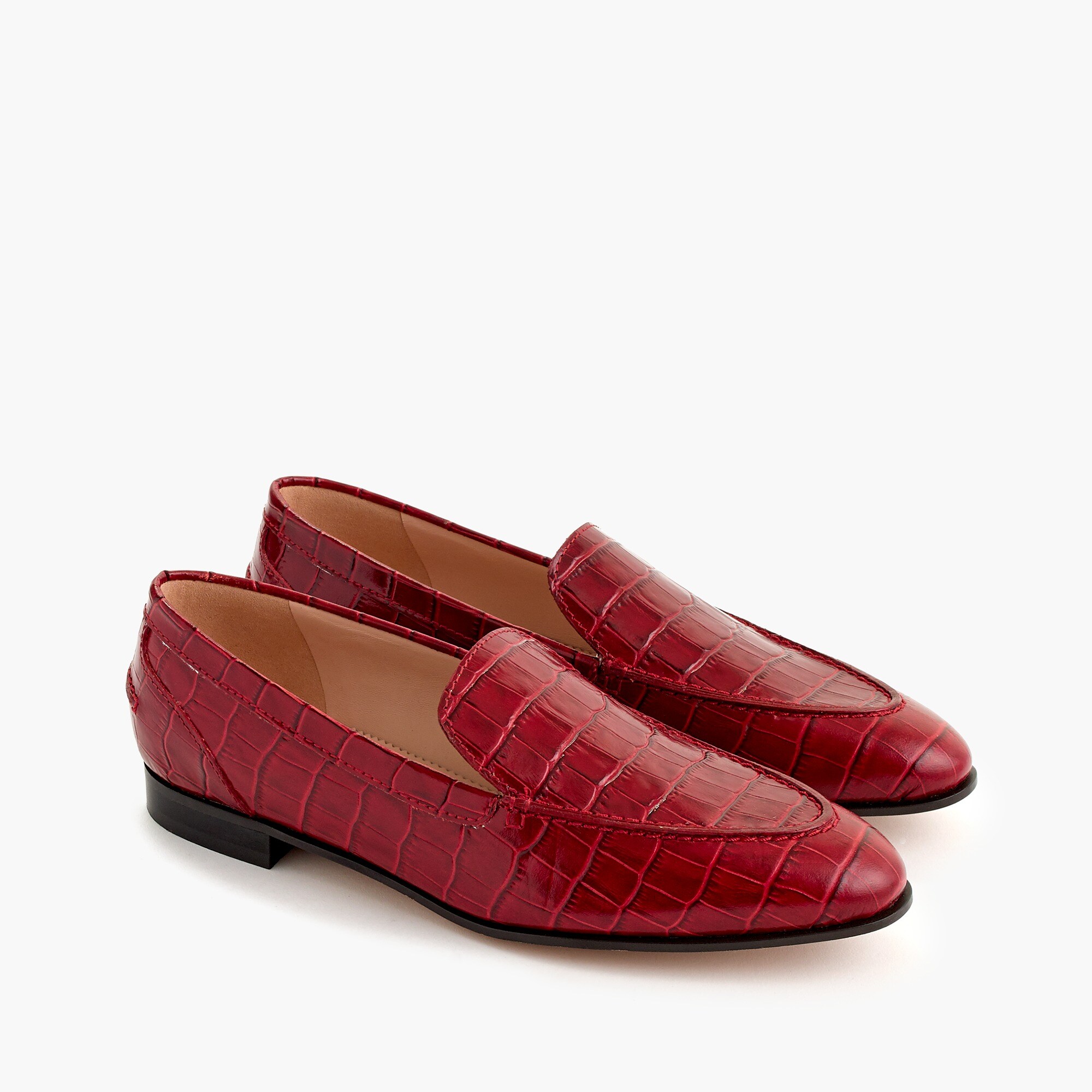 red crocodile shoes womens