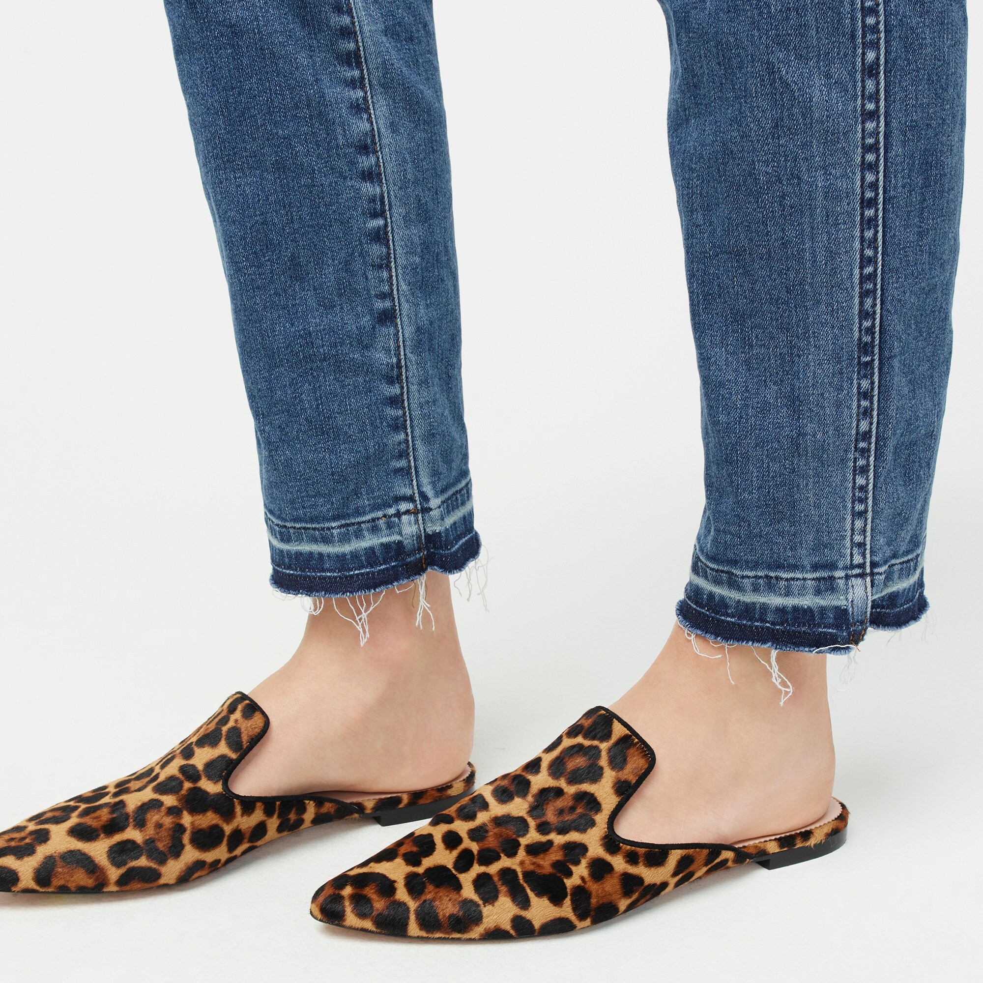 j crew pointed toe slides
