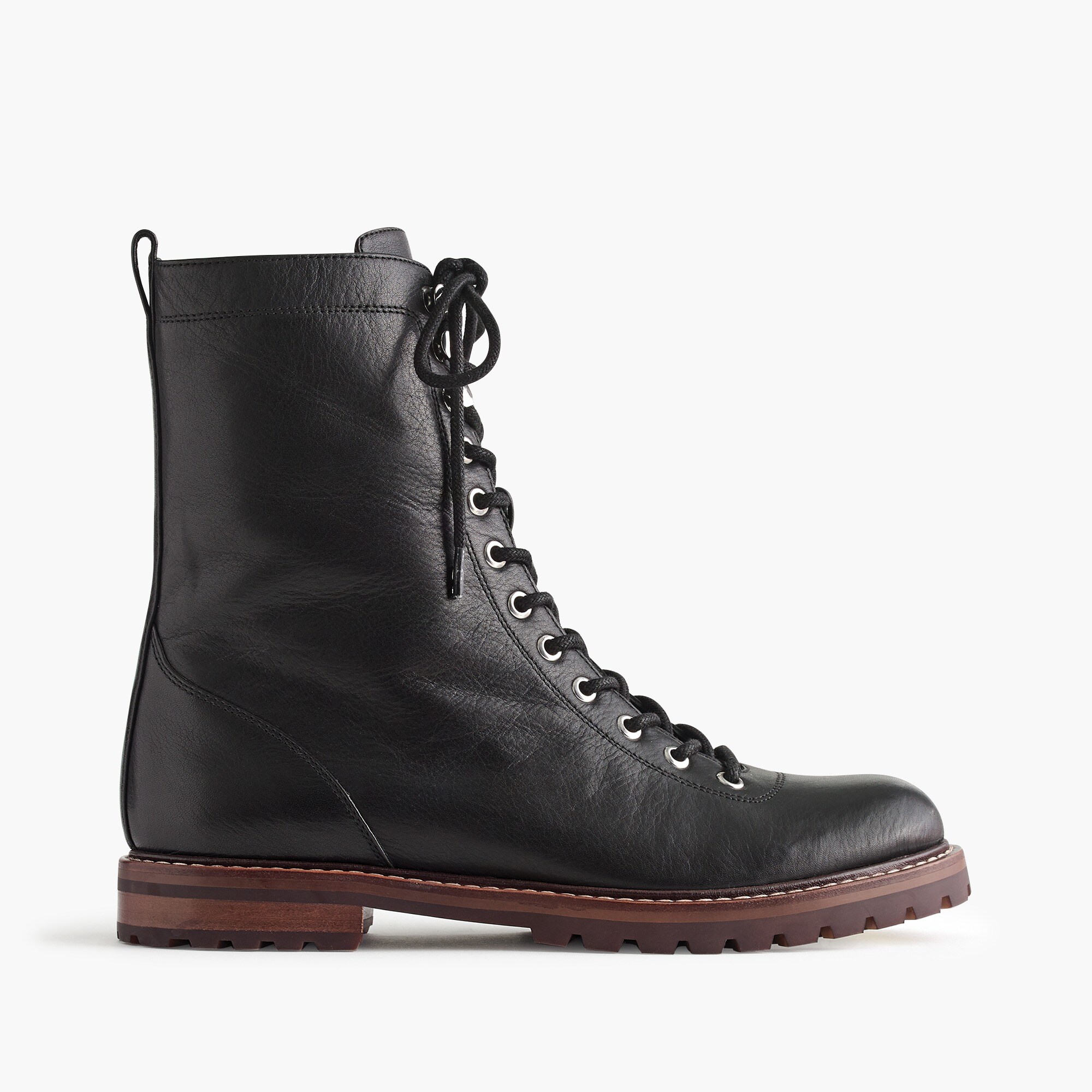 j crew winter lace up boots