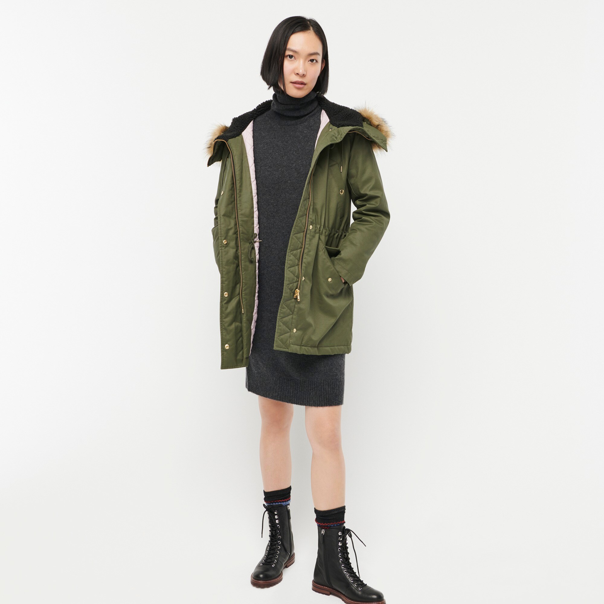 j crew lace up boots