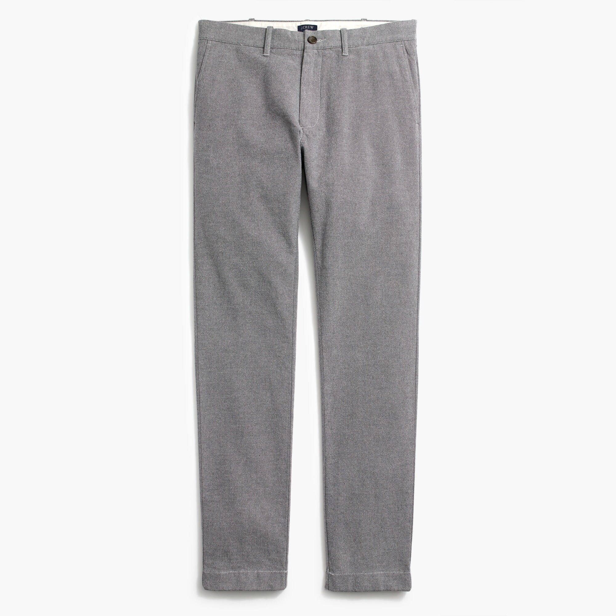 straight-fit pant in brushed twill for men