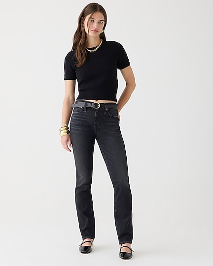 j.crew: 9&quot; mid-rise vintage slim-straight jean in charcoal wash for women