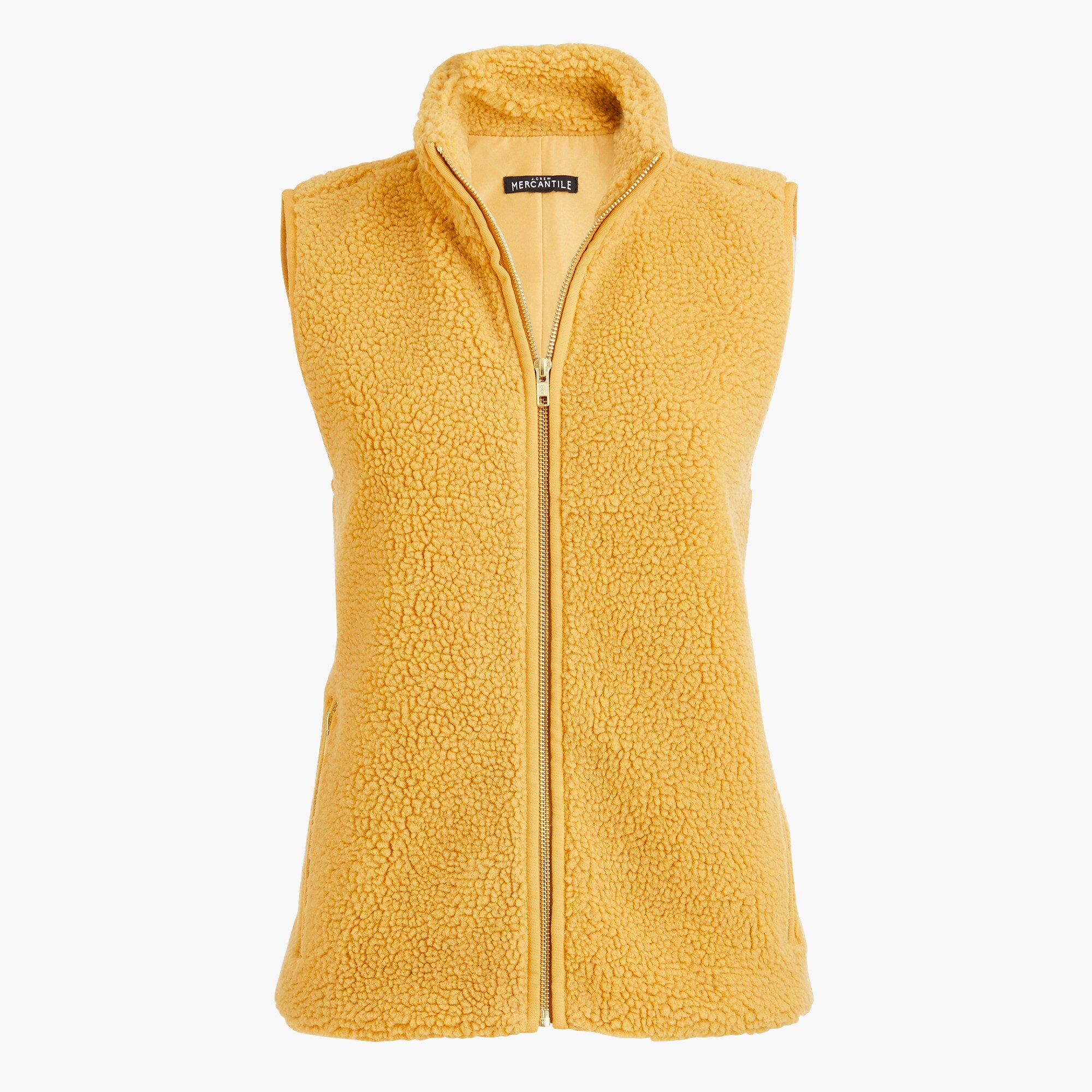 teddy-bear fleece vest for women