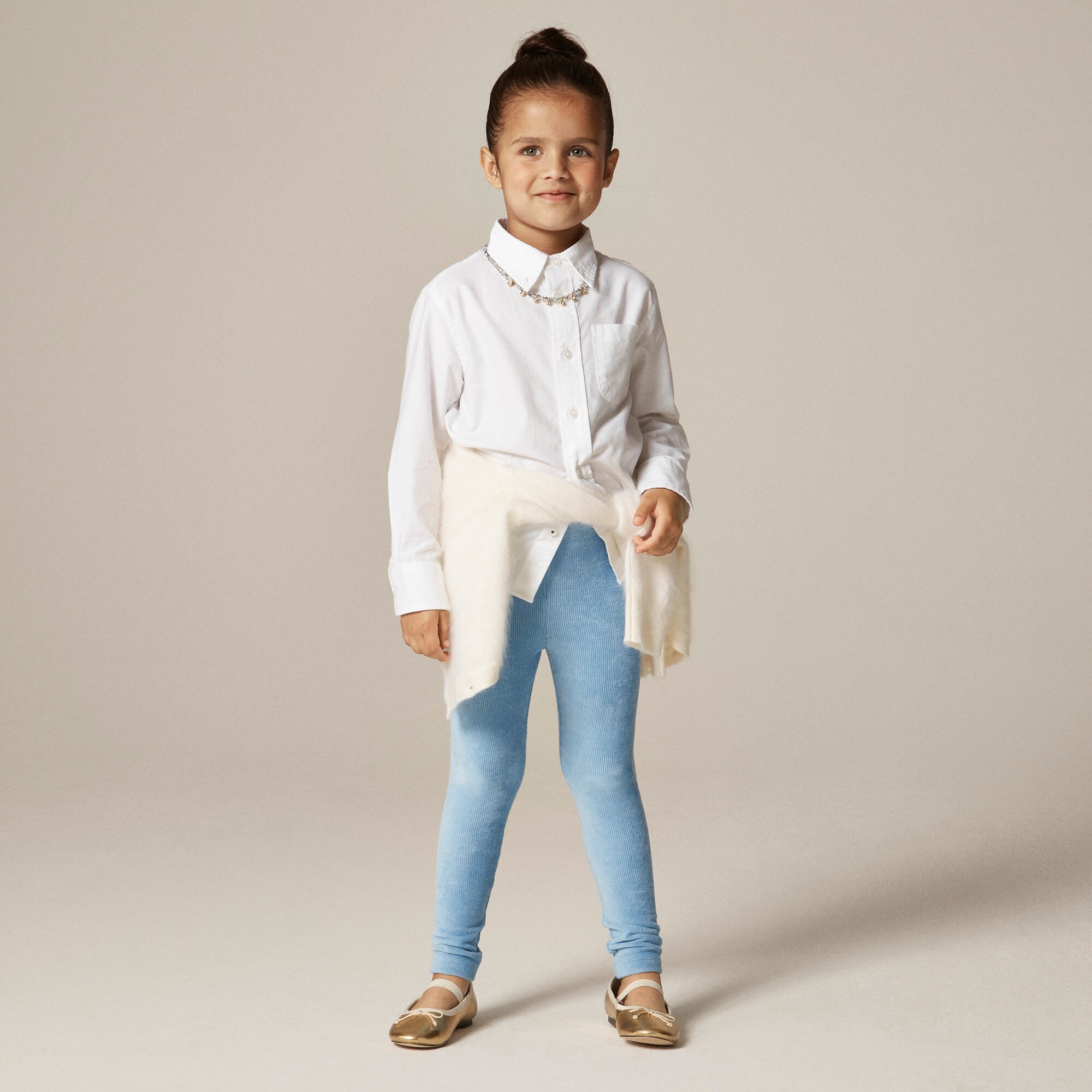 girls Girls' stretch cozy cord leggings