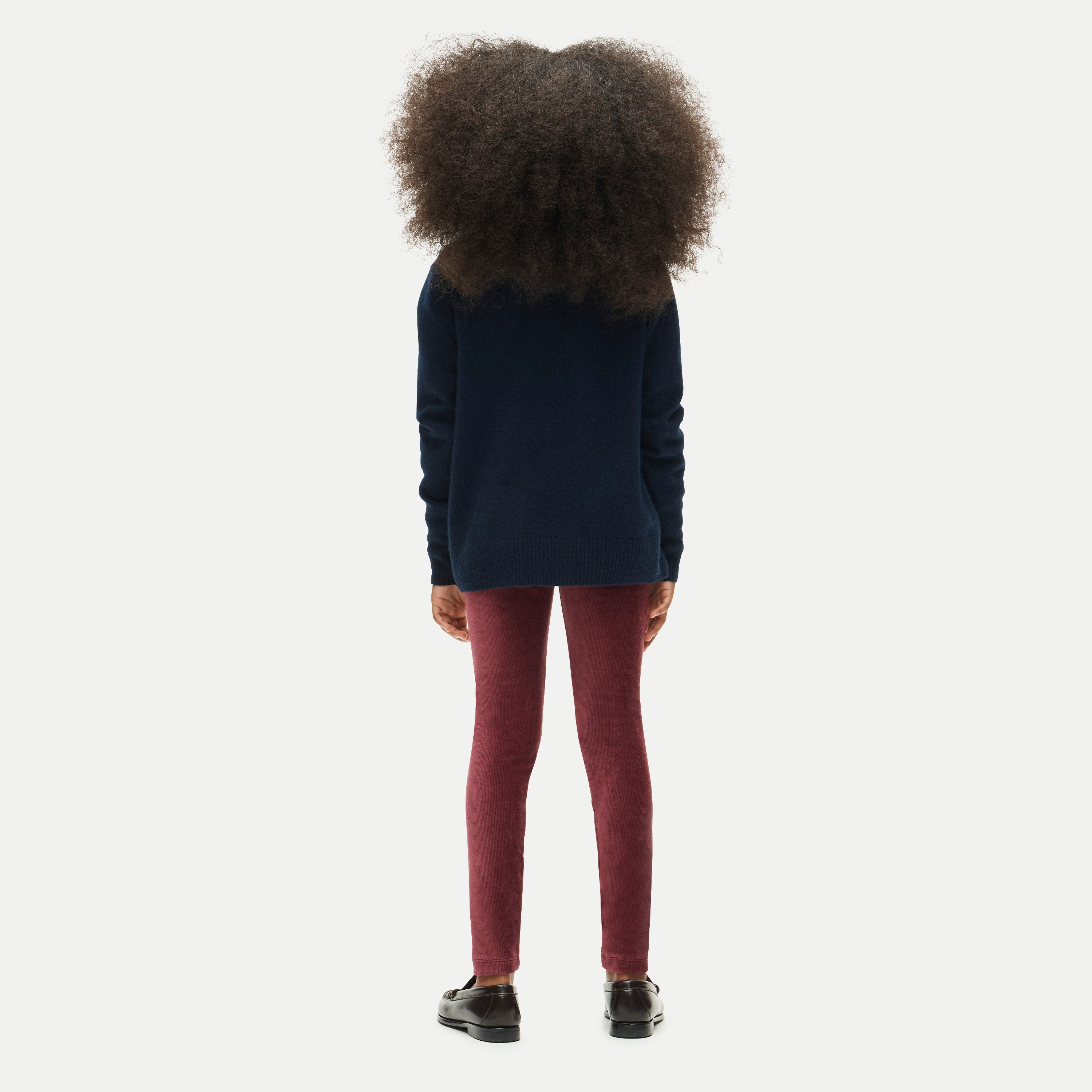 Girls' stretch cozy cord leggings
