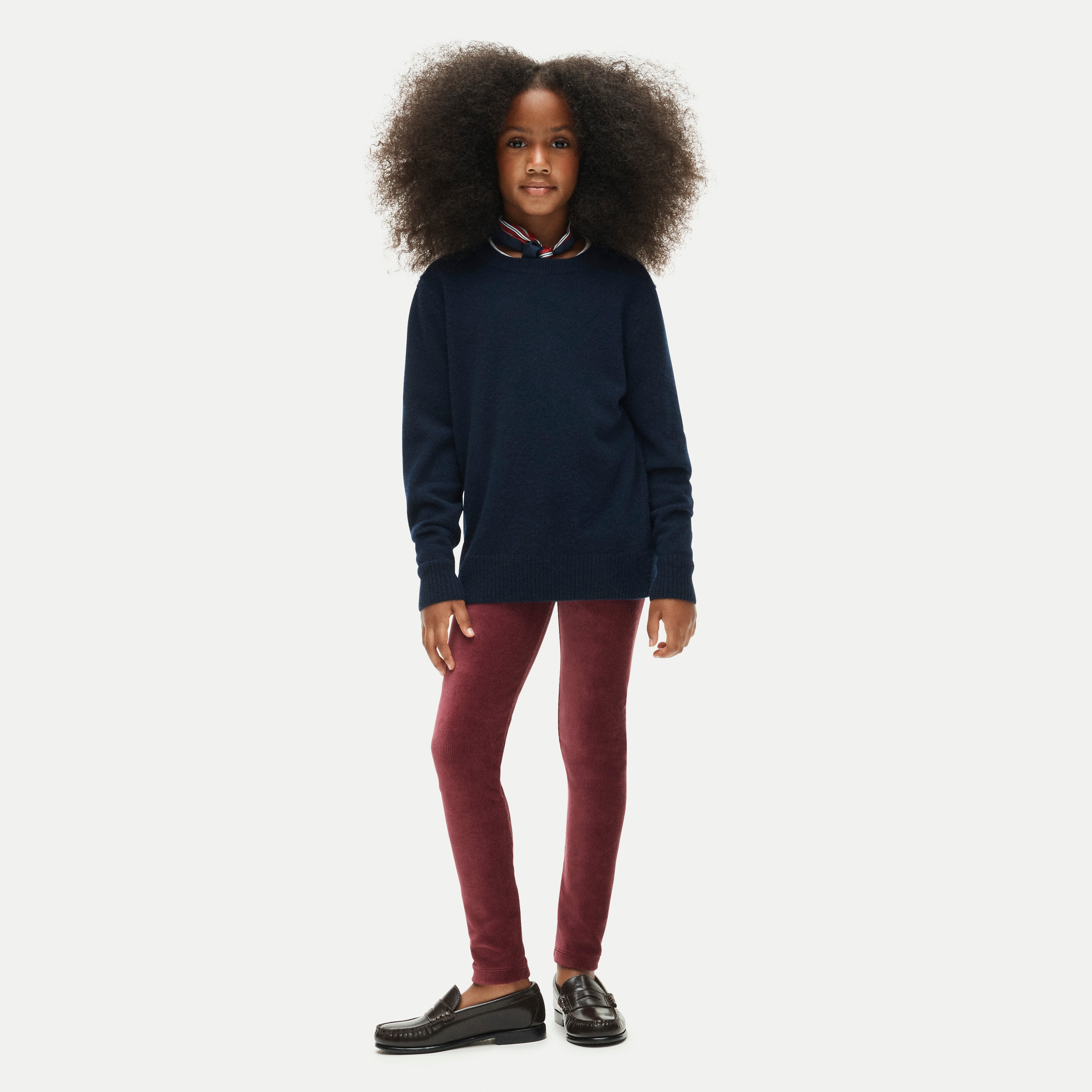 Girls' stretch cozy cord leggings