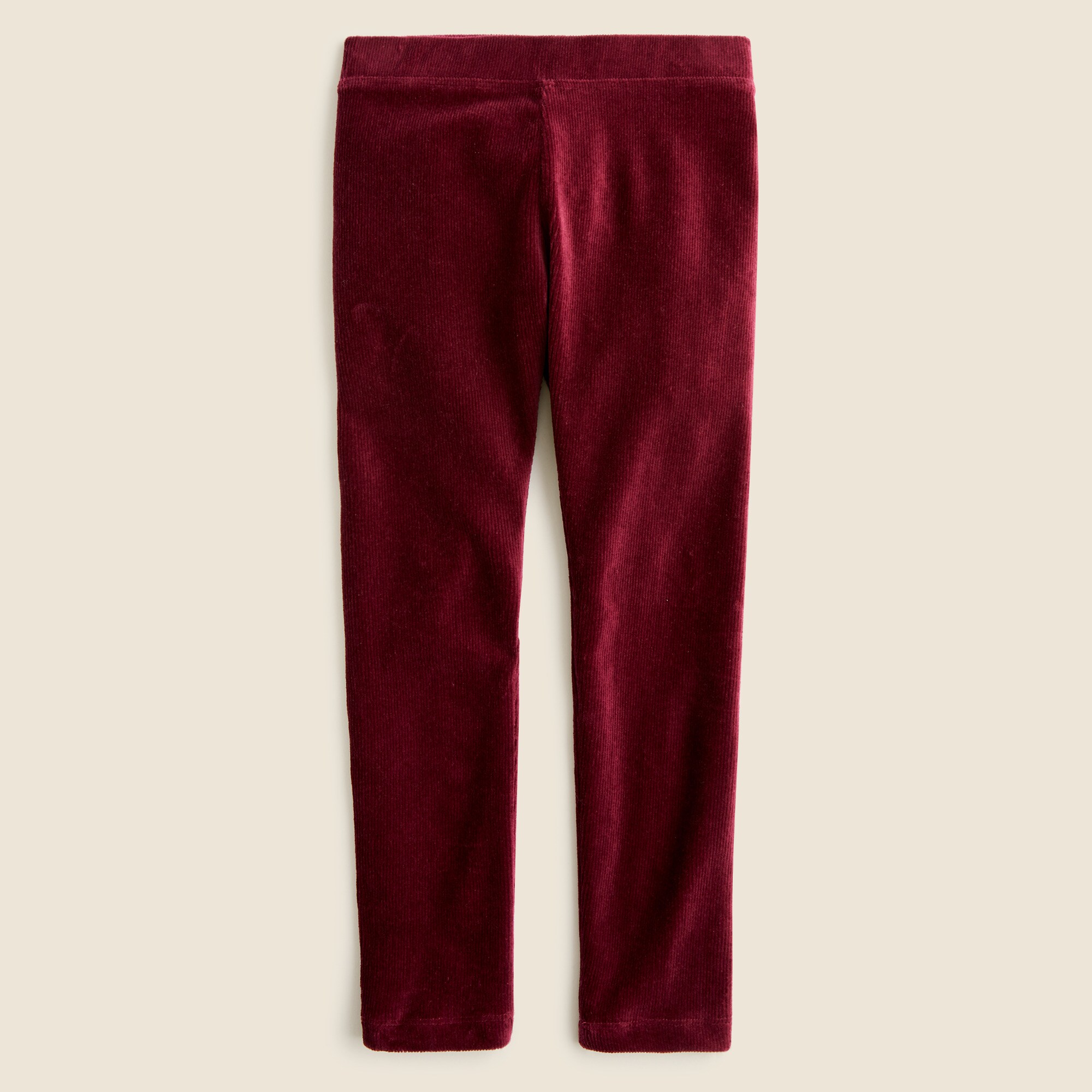 Girls' stretch cozy cord leggings