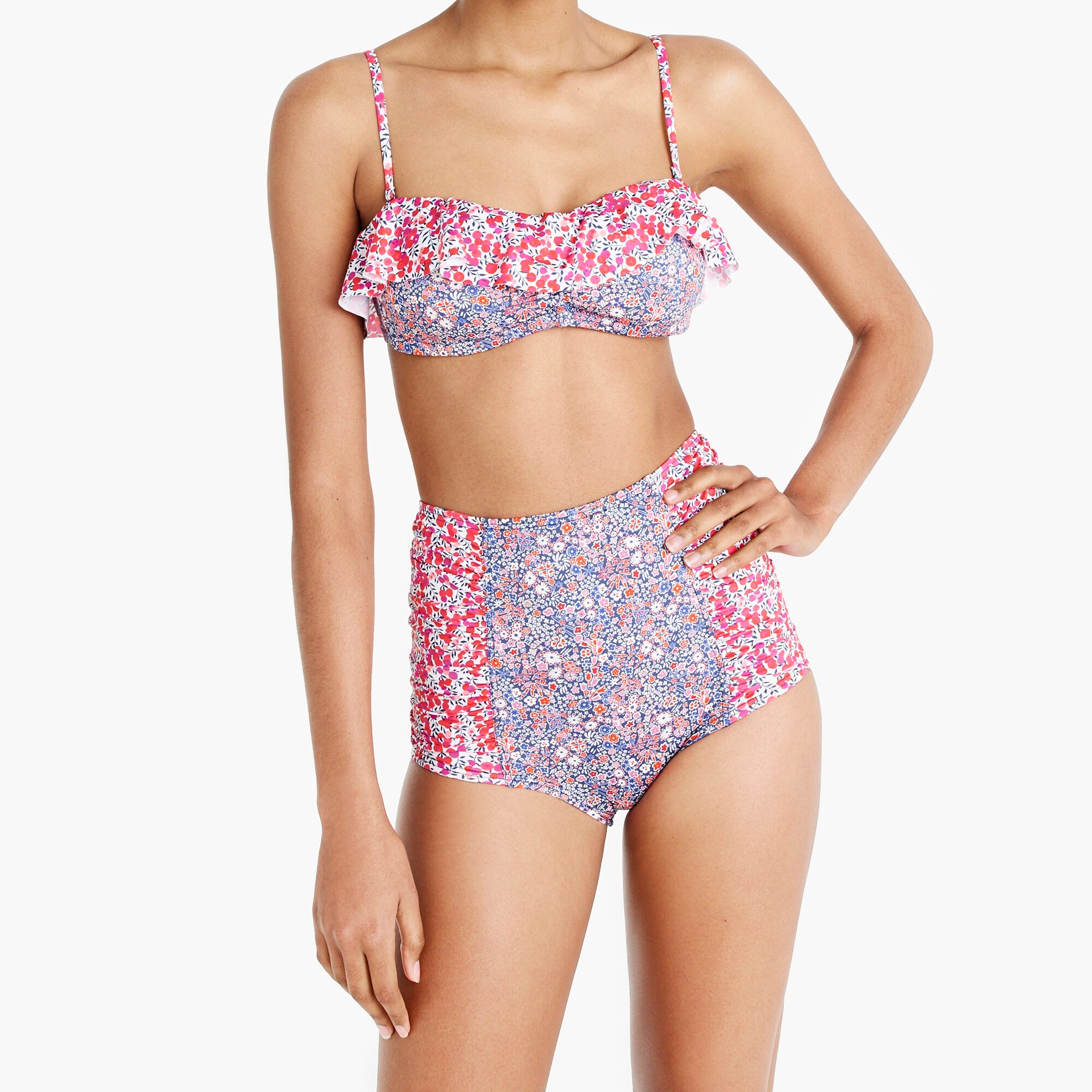j crew bandeau bikini
