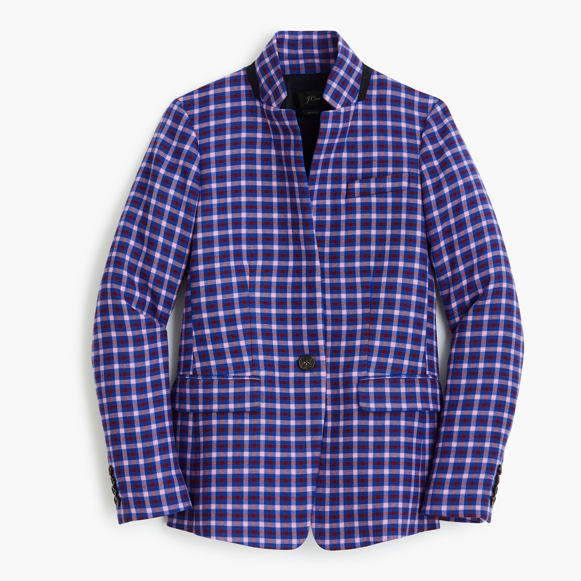 Regent blazer in plaid
