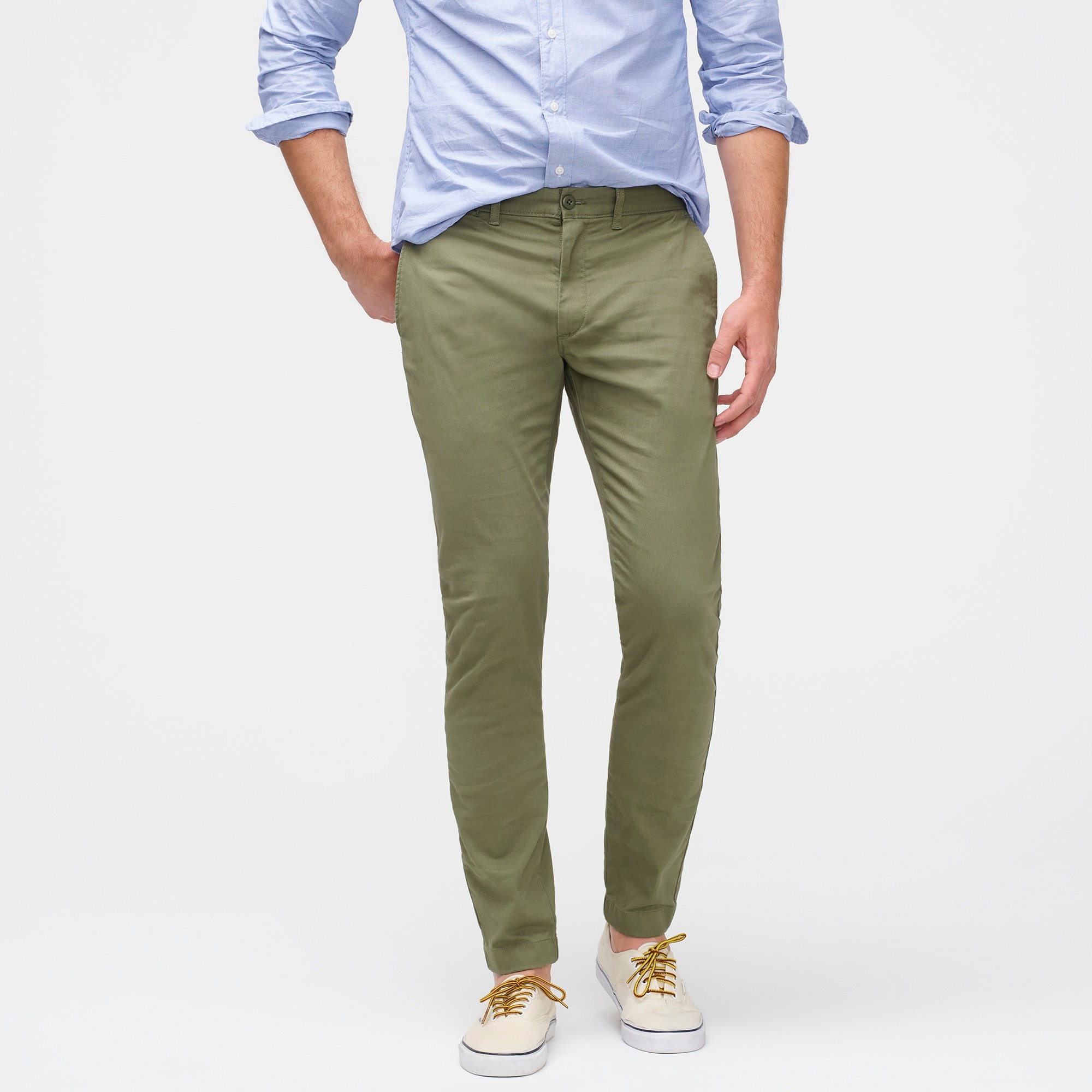 J.Crew250 Skinny-fit pant in stretch chino | DailyMail