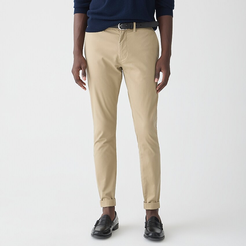 j.crew: 250 skinny-fit pant in stretch chino for men, right side, view zoomed