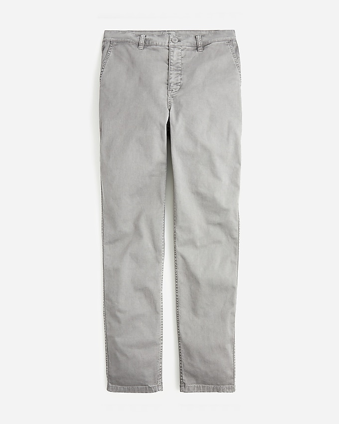 j.crew: vintage slim-straight stretch chino pant for women, right side, view zoomed