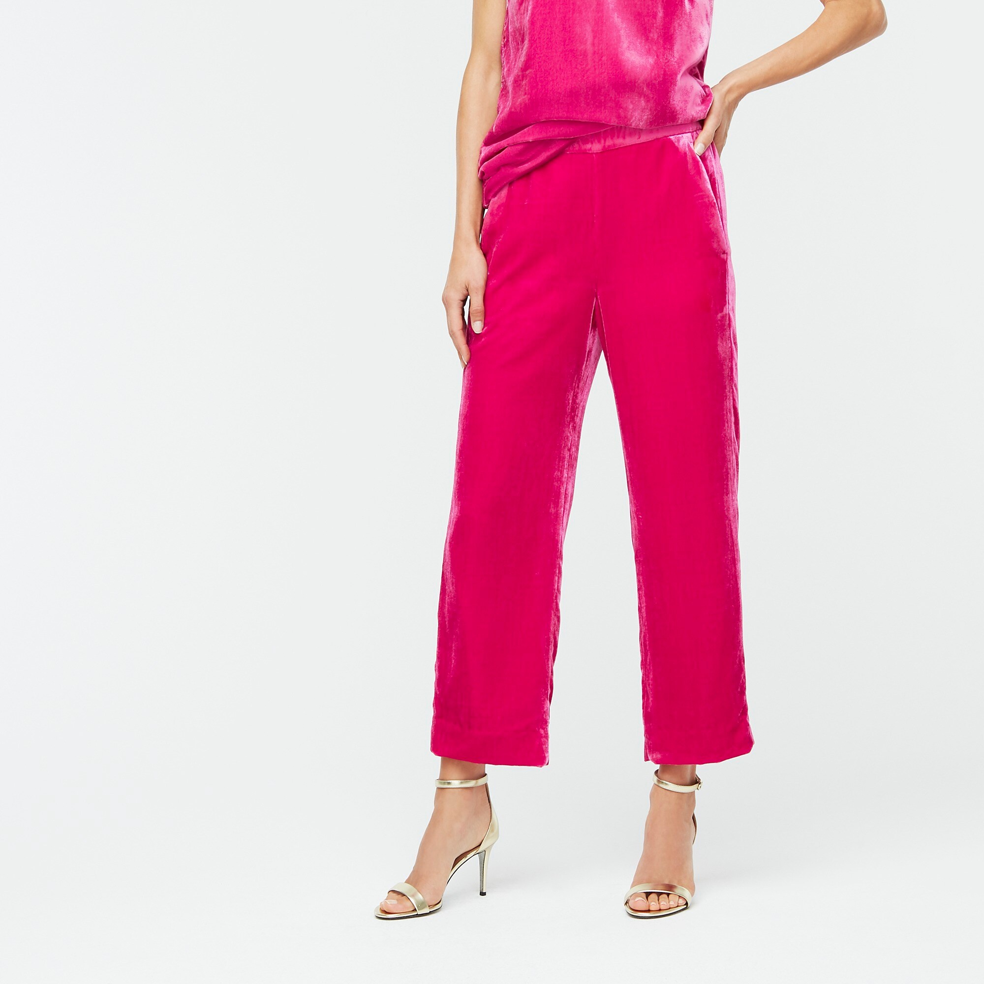 velvet pants j crew
