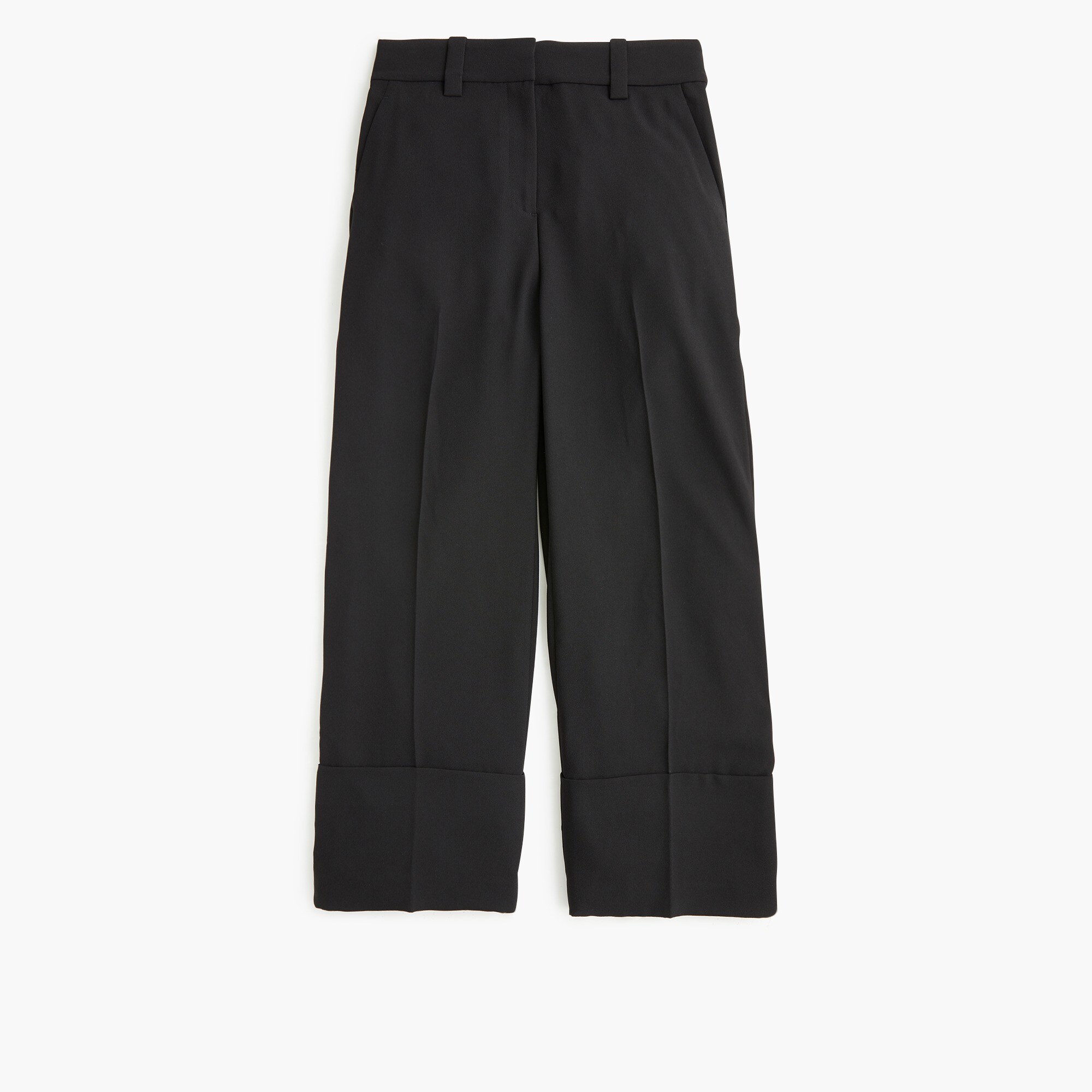 Cropped wide-leg pant in 365 crepe