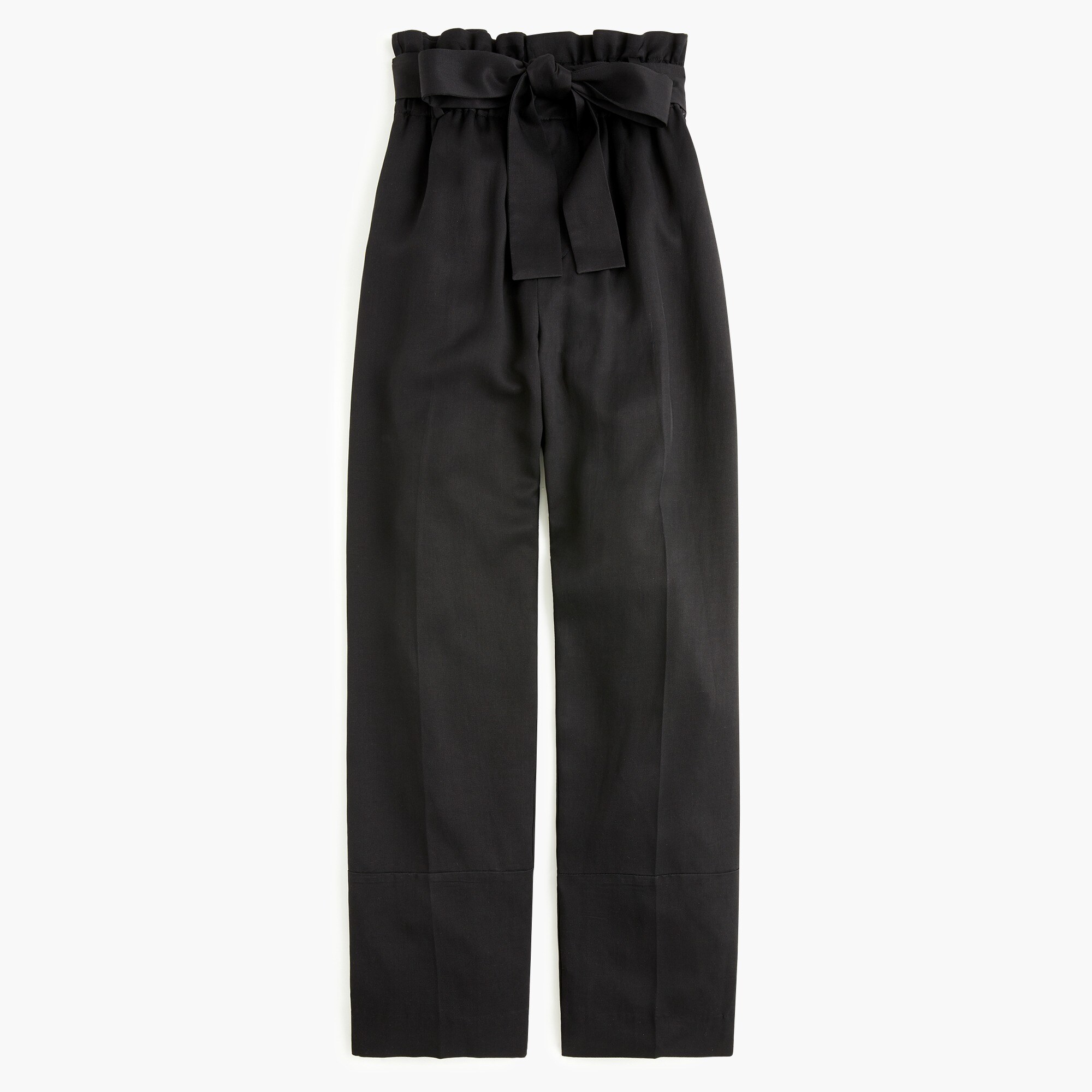 Drapey paper-bag pant
